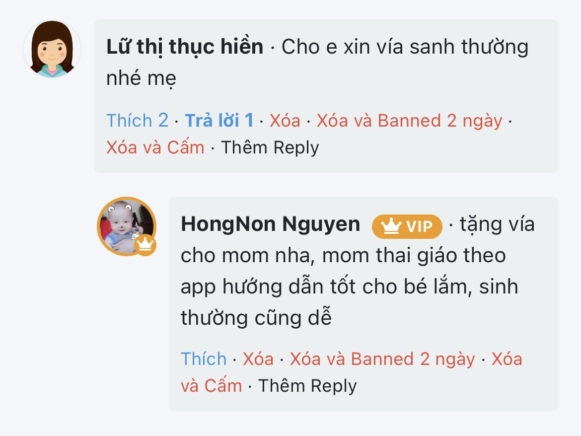 MAMIBABI ĐÃ GIÚP VIỆC MANG BẦU VÀ SINH CON NHẸ NHÕM HƠN NHƯ THẾ NÀO? 

Ngày nào đội ngũ chúng mình cũng nhận được những tin nhắn “khoe” tác dụng của thai giáo cũng như những thành quả các mẹ và các bé đạt được khi sử dụng Mamibabi. Đây là động lực rất lớn để chúng mình cố gắng hơn nữa nhằm đem đến những nội dung hữu ích cho các bố mẹ.
 
Mamibabi khởi đầu năm 2018 chẳng có khóa học nào, nhưng hôm nay đã có: 
 
- Hơn 3000 hoạt động thai giáo giúp mẹ vui bé khỏe  https://mamibabi.com.vn/vip/info?mode=1
- Hơn 1000 bản nhạc thai giáo và karaoke thai giáo
- Hơn 1000 bài thơ và câu truyện thai giáo tiếng Anh, tiếng Việt, Ehon, audio
- Hơn 500 hoạt động giáo dục sớm cho bé từ 0 - 6 tuổi
- Hơn 300 món ăn dặm cho bé từ 6 tháng đến 2 tuổi 
- Thực đơn 280 ngày mang thai cho mẹ bầu 
- 36 khóa học toàn diện và chuyên sâu dành cho mẹ bầu và bé 0 - 6 tuổi: https://mamibabi.com.vn/khoa-hoc

Mamibabi là ứng dụng thai giáo duy nhất trên thị trường được xây dựng với tiêu chí “1 tài khoản – ngàn nội dung”, bạn chỉ cần “trả tiền 1 lần – sử dụng trọn đời” với mức phí cực kì hợp lý, nhiều nhất cũng chỉ 1000 đồng/ngày.
 
Bạn đồng thời được tư vấn 24/7 về mọi vấn đề liên quan tới thai giáo, cách trò chuyện với con, cách cho con nghe nhạc… trong suốt thai kỳ.
 
Hãy tham khảo vô vàn quyền lợi của VIP Mom Mamibabi tại đây mẹ nhé >>> https://mamibabi.com.vn/vip/info?mode=9