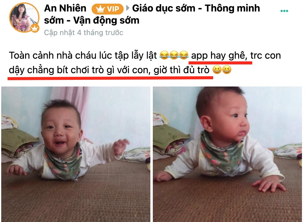 TRĂM LỜI MÌNH NÓI KHÔNG BẰNG MỘT LỜI KHÁCH NÓI

Thật vui khi được nhận những bức ảnh, những tin nhắn của các mẹ. Và cũng thật vui khi được lớn lên mỗi ngày cùng các thiên thần nhỏ đáng yêu! Những khách hàng nhí đầu tiên của Mamibabi hiện đã được 4 tuổi rồi, có những bạn đã có em. Mong rằng Mamibabi luôn được đồng hành cùng các con và các mẹ trong hành trình lớn lên.

Mọi ý kiến đóng góp của các mẹ dù khen hay chê, tích cực hay tiêu cực, Mamibabi xin được đón nhận và lắng nghe tất cả ạ!

Các mẹ đừng quên rằng ngoài mang thai, Mamibabi còn có hàng ngàn nội dung khác về chăm sóc trẻ sơ sinh và giáo dục sớm 6 năm đầu đời các mẹ nhé:

- Hơn 3000 hoạt động thai giáo giúp mẹ vui bé khỏe https://mamibabi.com.vn/vip/info?mode=1
- Hơn 1000 bản nhạc thai giáo và karaoke thai giáo
- Hơn 1000 bài thơ và câu truyện thai giáo tiếng Anh, tiếng Việt, Ehon, audio
- Hơn 500 hoạt động giáo dục sớm cho bé từ 0 - 6 tuổi
- Hơn 300 món ăn dặm cho bé từ 6 tháng đến 2 tuổi  
- Thực đơn 280 ngày mang thai cho mẹ bầu  
- 43 khóa học toàn diện và chuyên sâu dành cho mẹ bầu và bé 0 - 6 tuổi: https://mamibabi.com.vn/khoa-hoc

Các bé yêu khôn lớn lên mỗi ngày
Mamibabi nhiều nội dung hơn mỗi ngày…