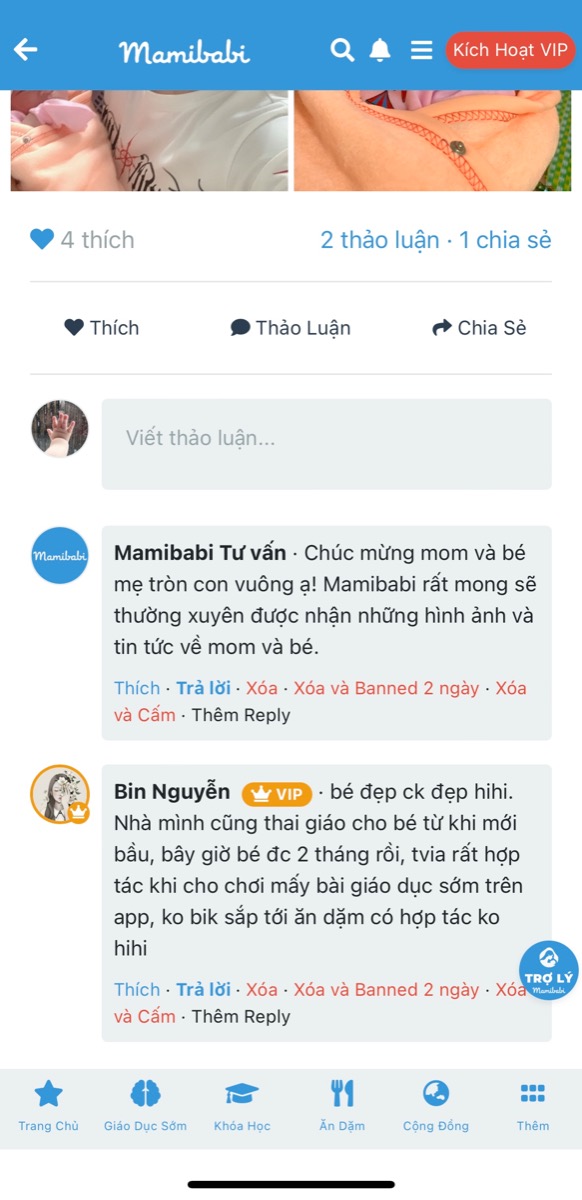 THAI GIÁO ĐỂ MẸ TRÒN CON VUÔNG, SINH ĐỦ THÁNG NGÀY… 

Thật tuyệt khi mỗi ngày trôi qua lại nhận được những tin vui từ các mẹ và các bé từ nhiều tỉnh thành khác nhau. Có mẹ sinh thường, có mẹ sinh mổ; có mẹ đau ít, có mẹ đau nhiều; có mẹ đẻ nhanh, có mẹ đẻ chậm… không ai giống ai cả. Nhưng điều quan trọng nhất với đội ngũ Mamibabi là MẸ TRÒN CON VUÔNG. Mẹ và bé cần được mạnh khoẻ đã, rồi sau đó mới xét tới các yếu tố khác như đủ ngày đủ tháng, sinh thường tự nhiên, cân nặng lý tưởng…

Thật vinh dự khi ngày nào cũng được nghe các mẹ khen “thai giáo tốt lắm”. Thai giáo rất tốt và rất cần cho mỗi thai kỳ, nhưng có một điều quan trọng hơn cả thai giáo, đó chính là sự nỗ lực của các mẹ và tình yêu vô bờ bến dành cho con. 

Xin được chúc mừng mẹ Hồng Huyền cùng bé  yêu và gia đình. Bé đã ra đời khi được 40 tuần 1 ngày và nặng 3kg. Cả tuổi thai và cân nặng đều thật chuẩn các mẹ nhỉ!

Các mẹ mong muốn điều gì cho con, hãy trò chuyện với con yêu và đừng quên thai giáo mỗi ngày theo hướng dẫn của Mamibabi nhé >>>
https://mamibabi.com.vn/thai-giao
_________________________________

Mamibabi là ứng dụng thai giáo và giáo dục sớm duy nhất tại Việt Nam:
• Được sáng lập bởi chuyên gia thai giáo Phạm Ngọc Thắng, tác giả cuốn sách “Rủ chồng thai giáo”
• Được xây dựng theo hướng “1 tài khoản – ngàn nội dung”, bạn chỉ cần mua tài khoản VIP Mom 1 lần duy nhất để đọc hàng ngàn nội dung:

- Hơn 3000 hoạt động thai giáo giúp mẹ vui bé khỏe https://mamibabi.com.vn/vip/info?mode=1
- Hơn 1000 bản nhạc thai giáo và karaoke thai giáo
- Hơn 1000 bài thơ và câu truyện thai giáo tiếng Anh, tiếng Việt, Ehon, audio
- Hơn 500 hoạt động giáo dục sớm cho bé từ 0 - 6 tuổi
- Hơn 300 món ăn dặm cho bé từ 6 tháng đến 2 tuổi  
- Thực đơn 280 ngày mang thai cho mẹ bầu  
- 36 khóa học toàn diện và chuyên sâu dành cho mẹ bầu và bé 0 - 6 tuổi: https://mamibabi.com.vn/khoa-hoc