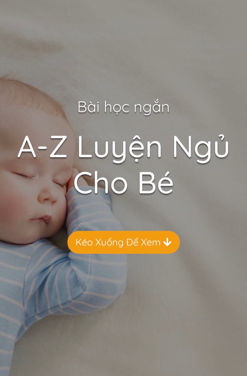 LUYỆN NGỦ CHO BÉ SƠ SINH GIÚP BÉ NGON GIẤC, MẸ NHÀN TÊNH 

Giờ này còn mẹ nào đang ngồi đọc thông tin về luyện ngủ cho con không ạ? Nếu 11h đêm mà con vẫn chưa ngủ thì đúng là mẹ nên tìm cách điều chỉnh và luyện ngủ cho con.

Đối với trẻ sơ sinh, giấc ngủ chính là thời điểm để con lớn lên và phát triển trí não. Vì vậy giấc ngủ vô cùng quan trọng. 

Trẻ sơ sinh thường ngủ 16 tiếng/ngày, có trẻ ngủ tới 20 tiếng. 

Hiện Mamibabi đã có sẵn 2 khoá học về giấc ngủ cho bé, mẹ có thể xem tại đây:

Luyện nếp sinh hoạt EASY cho bé https://mamibabi.com.vn/interact/easy

Luyện ngủ cho bé từ A - Z https://mamibabi.com.vn/interact/luyenngu
___________________________________
Mamibabi là ứng dụng thai giáo và giáo dục sớm duy nhất tại Việt Nam:
• Được sáng lập bởi chuyên gia thai giáo Phạm Ngọc Thắng, tác giả cuốn sách “Rủ chồng thai giáo”
• Được xây dựng theo hướng “1 tài khoản – ngàn nội dung”, bạn chỉ cần mua tài khoản VIP Mom 1 lần duy nhất để đọc hàng ngàn nội dung về nuôi dạy con. 

- Hơn 3000 hoạt động thai giáo giúp mẹ vui bé khỏe https://mamibabi.com.vn/vip/info?mode=1
- Hơn 1000 bản nhạc thai giáo và karaoke thai giáo
- Hơn 1000 bài thơ và câu truyện thai giáo tiếng Anh, tiếng Việt, Ehon, audio
- Hơn 500 hoạt động giáo dục sớm cho bé từ 0 - 6 tuổi
- Hơn 300 món ăn dặm cho bé từ 6 tháng đến 2 tuổi  
- Thực đơn 280 ngày mang thai cho mẹ bầu  
- 43 khóa học toàn diện và chuyên sâu dành cho mẹ bầu và bé 0 - 6 tuổi: https://mamibabi.com.vn/khoa-hoc