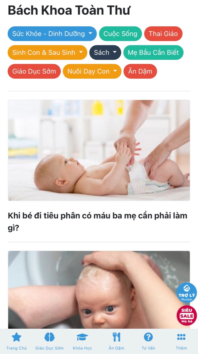 KHI SO SÁNH GIÁ CẢ, BẠN ĐỪNG CHỈ NHÌN VÀO SỐ TIỀN NHÉ!

Hôm nay mẹ Linh Lan ở TPHCM nhắn tin cho mình là bạn ấy tiếc quá vì không biết tới Mamibabi sớm hơn. Trước đây bạn đã từng mua khoá học thai giáo của bên khác với giá 600K, nhưng chỉ xem được 9 tháng 10 ngày, và chỉ xem được thai giáo, không có các nội dung về sau sinh và nuôi dạy con. 

Khi biết tới Mamibabi, bạn ấy đã quyết định mua gói trọn đời vì thấy giá 899K mà xem được rất nhiều nội dung, và xem cả đời, không bị giới hạn thời gian, tính ra “hời” hơn nhiều. 

Mình muốn chia sẻ một chút, đó là hiện nay có nhiều khoá học thai giáo trên thị trường, các mẹ nên so sánh giá cả và nội dung giữa các bên. Tuy nhiên, khi so sánh giá, không nên chỉ nhìn vào số tiền, mà nên nhìn vào 2 yếu tố nữa, đó là THỜI GIAN sử dụng và NỘI DUNG được xem.

Nếu so sánh 600K và 899K thì 600K ít hơn, nhưng ít hơn chưa chắc đã rẻ hơn vì 600K chỉ xem được 9 tháng 10 ngày, còn 899K xem được trọn đời. 600K chỉ học được thai giáo, còn 899K học được thai giáo, sau sinh, nuôi dạy con, ăn dặm… Vì vậy, mình hy vọng các mẹ có thể dành thời gian tìm hiểu kỹ một chút trước khi mua để chọn được khoá học phù hợp và tiết kiệm nhất. 

Hiện tại, trong lĩnh vực thai giáo, Mamibabi là đơn vị duy nhất có gói trọn đời, tức là mẹ chỉ cần trả tiền 1 lần duy nhất để xem trọn đời hàng ngàn nội dung sau: 

- Hơn 3000 hoạt động thai giáo giúp mẹ vui bé khỏe https://mamibabi.com.vn/vip/info?mode=1
- Hơn 1000 bản nhạc thai giáo và karaoke thai giáo
- Hơn 1000 bài thơ và câu truyện thai giáo tiếng Anh, tiếng Việt, Ehon, audio
- Hơn 500 hoạt động giáo dục sớm cho bé từ 0 - 6 tuổi
- Hơn 300 món ăn dặm cho bé từ 6 tháng đến 2 tuổi  
- Thực đơn 280 ngày mang thai cho mẹ bầu  
- 43 khóa học toàn diện và chuyên sâu dành cho mẹ bầu và bé 0 - 6 tuổi: https://mamibabi.com.vn/khoa-hoc