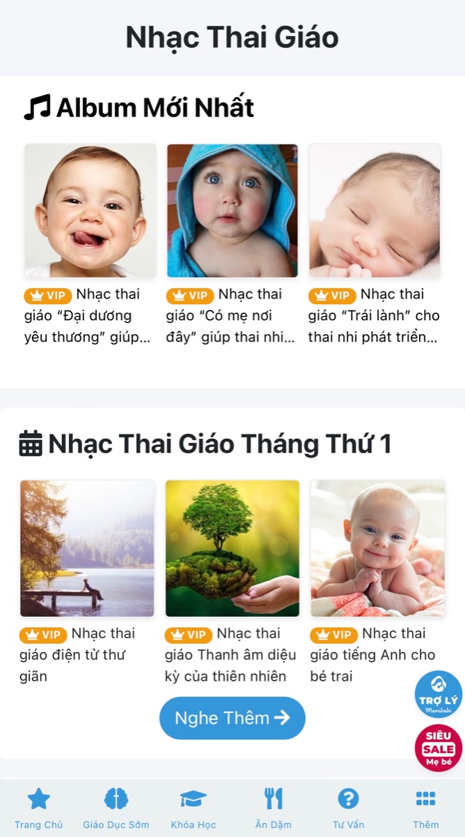 KHI SO SÁNH GIÁ CẢ, BẠN ĐỪNG CHỈ NHÌN VÀO SỐ TIỀN NHÉ!

Hôm nay mẹ Linh Lan ở TPHCM nhắn tin cho mình là bạn ấy tiếc quá vì không biết tới Mamibabi sớm hơn. Trước đây bạn đã từng mua khoá học thai giáo của bên khác với giá 600K, nhưng chỉ xem được 9 tháng 10 ngày, và chỉ xem được thai giáo, không có các nội dung về sau sinh và nuôi dạy con. 

Khi biết tới Mamibabi, bạn ấy đã quyết định mua gói trọn đời vì thấy giá 899K mà xem được rất nhiều nội dung, và xem cả đời, không bị giới hạn thời gian, tính ra “hời” hơn nhiều. 

Mình muốn chia sẻ một chút, đó là hiện nay có nhiều khoá học thai giáo trên thị trường, các mẹ nên so sánh giá cả và nội dung giữa các bên. Tuy nhiên, khi so sánh giá, không nên chỉ nhìn vào số tiền, mà nên nhìn vào 2 yếu tố nữa, đó là THỜI GIAN sử dụng và NỘI DUNG được xem.

Nếu so sánh 600K và 899K thì 600K ít hơn, nhưng ít hơn chưa chắc đã rẻ hơn vì 600K chỉ xem được 9 tháng 10 ngày, còn 899K xem được trọn đời. 600K chỉ học được thai giáo, còn 899K học được thai giáo, sau sinh, nuôi dạy con, ăn dặm… Vì vậy, mình hy vọng các mẹ có thể dành thời gian tìm hiểu kỹ một chút trước khi mua để chọn được khoá học phù hợp và tiết kiệm nhất. 

Hiện tại, trong lĩnh vực thai giáo, Mamibabi là đơn vị duy nhất có gói trọn đời, tức là mẹ chỉ cần trả tiền 1 lần duy nhất để xem trọn đời hàng ngàn nội dung sau: 

- Hơn 3000 hoạt động thai giáo giúp mẹ vui bé khỏe https://mamibabi.com.vn/vip/info?mode=1
- Hơn 1000 bản nhạc thai giáo và karaoke thai giáo
- Hơn 1000 bài thơ và câu truyện thai giáo tiếng Anh, tiếng Việt, Ehon, audio
- Hơn 500 hoạt động giáo dục sớm cho bé từ 0 - 6 tuổi
- Hơn 300 món ăn dặm cho bé từ 6 tháng đến 2 tuổi  
- Thực đơn 280 ngày mang thai cho mẹ bầu  
- 43 khóa học toàn diện và chuyên sâu dành cho mẹ bầu và bé 0 - 6 tuổi: https://mamibabi.com.vn/khoa-hoc