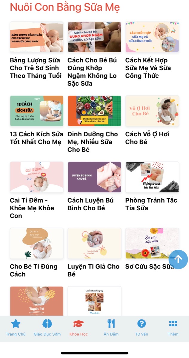 GIẢI ĐÁP 1001 CÂU HỎI VỀ NUÔI CON BẰNG SỮA MẸ

Dưới đây là những câu hỏi Mamibabi nhận được nhiều nhất về nuôi con bằng sữa mẹ: 

- Mỗi ngày cho bé bú bao nhiêu ml sữa?
- Mỗi ngày cho bé bú mấy cữ?
- Có nên cắt cữ đêm cho bé không? 
- Làm sao để biết bé đã bú đủ? 
- Làm cách nào để mẹ có nhiều sữa?
- Có nên cho bé bú sữa công thức không? 
- Làm thế nào khi bé bị nôn trớ? 
- Cách vỗ ợ hơi sau mỗi lần cho bé ăn? 

Mamibabi hiện có sẵn 14 khoá học ngắn về nuôi con bằng sữa mẹ, giải đáp mọi thắc mắc về sữa mẹ để giúp các mẹ có thể nuôi con một cách dễ dàng nhất. Chỉ với 1 tài khoản VIP Mom mẹ có thể học được cả 14 khoá này kèm theo:

- Hơn 3000 hoạt động thai giáo giúp mẹ vui bé khỏe https://mamibabi.com.vn/vip/info?mode=1
- Hơn 1000 bản nhạc thai giáo và karaoke thai giáo
- Hơn 1000 bài thơ và câu truyện thai giáo tiếng Anh, tiếng Việt, Ehon, audio
- Hơn 500 hoạt động giáo dục sớm cho bé từ 0 - 6 tuổi
- Hơn 300 món ăn dặm cho bé từ 6 tháng đến 2 tuổi  
- Thực đơn 280 ngày mang thai cho mẹ bầu  
44 khóa học toàn diện và chuyên sâu dành cho mẹ bầu và bé 0 - 6 tuổi: https://mamibabi.com.vn/khoa-hoc

Mọi câu hỏi liên quan tới nữa con bằng sữa mẹ, mẹ vui lòng để lại câu hỏi để Mamibabi hỗ trợ mẹ nhé! 
____________________________________

Mamibabi là ứng dụng thai giáo và giáo dục sớm duy nhất tại Việt Nam:
• Được sáng lập bởi chuyên gia thai giáo Phạm Ngọc Thắng, tác giả cuốn sách “Rủ chồng thai giáo”
• Được xây dựng theo hướng “1 tài khoản – ngàn nội dung”, bạn chỉ cần mua tài khoản VIP Mom 1 lần duy nhất để đọc hàng ngàn nội dung về nuôi dạy con.