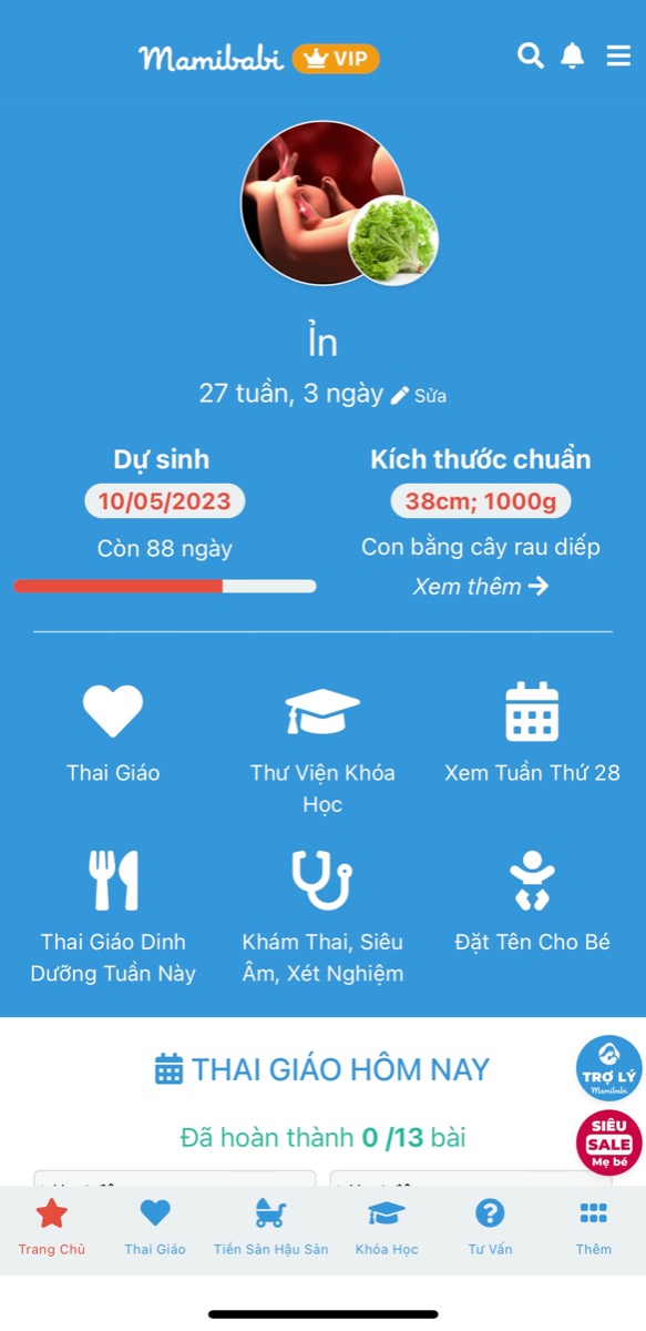 CÓ THỂ DÙNG MAMIBABI KHI SINH THÊM NHIỀU BÉ KHÔNG?

Hoàn toàn có thể mẹ nhé!

Nhiều mẹ thắc mắc là mua tài khoản VIP Mom trọn đời có thể dùng được cho cả 2, 3 bé sinh sau không; hay với mỗi bé phải mua riêng 1 tài khoản. Câu trả lời là mẹ có thể dùng chung 1 tài khoản cho tất cả các bé của mình mẹ nhé!

Ảnh dưới đây là 1 ví dụ: Mẹ có 4 em bé là Ủn - Ỉn - Heo - Lợn. Trong đó bé Ỉn vẫn đang trong bụng mẹ, còn 3 bé kia đã ra đời. Nếu mẹ đặt Ỉn là bé chính, giao diện chính sẽ hiện ra các thông tin liên quan đến mang thai; nhưng mẹ vẫn xem được các thông tin về giáo dục sớm cho 3 bé còn lại. 

Nếu mẹ đặt bé Lợn 1 tuổi là bé chính, giao diện sẽ hiện các bài tập vận động sớm, thông minh sớm cho bé Lợn. Nhưng mẹ vẫn xem được các bài về mang thai cho bé Ỉn đang ở trong bụng mình.

Mamibabi ứng dụng mô hình all in one để dù sinh bao nhiêu bé mẹ cũng chỉ cần trả tiền 1 lần duy nhất để mua 1 gói VIP Mom trọn đời. Nhờ đó mẹ tiết kiệm được nhiều chi phí.  
____________________________________

Mamibabi là ứng dụng thai giáo và giáo dục sớm duy nhất tại Việt Nam:
• Được sáng lập bởi chuyên gia thai giáo Phạm Ngọc Thắng, tác giả cuốn sách “Rủ chồng thai giáo”
• Được xây dựng theo hướng “1 tài khoản – ngàn nội dung”, bạn chỉ cần mua tài khoản VIP Mom 1 lần duy nhất để đọc hàng ngàn nội dung về nuôi dạy con. 

- Hơn 3000 hoạt động thai giáo giúp mẹ vui bé khỏe https://mamibabi.com.vn/vip/info?mode=1
- Hơn 1000 bản nhạc thai giáo và karaoke thai giáo
- Hơn 1000 bài thơ và câu truyện thai giáo tiếng Anh, tiếng Việt, Ehon, audio
- Hơn 500 hoạt động giáo dục sớm cho bé từ 0 - 6 tuổi
- Hơn 300 món ăn dặm cho bé từ 6 tháng đến 2 tuổi  
- Thực đơn 280 ngày mang thai cho mẹ bầu  
- 44 khóa học toàn diện và chuyên sâu dành cho mẹ bầu và bé 0 - 6 tuổi: https://mamibabi.com.vn/khoa-hoc