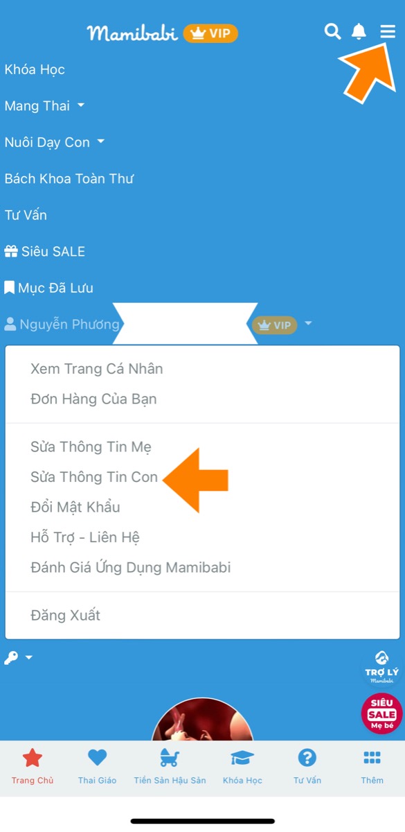 CÓ THỂ DÙNG MAMIBABI KHI SINH THÊM NHIỀU BÉ KHÔNG?

Hoàn toàn có thể mẹ nhé!

Nhiều mẹ thắc mắc là mua tài khoản VIP Mom trọn đời có thể dùng được cho cả 2, 3 bé sinh sau không; hay với mỗi bé phải mua riêng 1 tài khoản. Câu trả lời là mẹ có thể dùng chung 1 tài khoản cho tất cả các bé của mình mẹ nhé!

Ảnh dưới đây là 1 ví dụ: Mẹ có 4 em bé là Ủn - Ỉn - Heo - Lợn. Trong đó bé Ỉn vẫn đang trong bụng mẹ, còn 3 bé kia đã ra đời. Nếu mẹ đặt Ỉn là bé chính, giao diện chính sẽ hiện ra các thông tin liên quan đến mang thai; nhưng mẹ vẫn xem được các thông tin về giáo dục sớm cho 3 bé còn lại. 

Nếu mẹ đặt bé Lợn 1 tuổi là bé chính, giao diện sẽ hiện các bài tập vận động sớm, thông minh sớm cho bé Lợn. Nhưng mẹ vẫn xem được các bài về mang thai cho bé Ỉn đang ở trong bụng mình.

Mamibabi ứng dụng mô hình all in one để dù sinh bao nhiêu bé mẹ cũng chỉ cần trả tiền 1 lần duy nhất để mua 1 gói VIP Mom trọn đời. Nhờ đó mẹ tiết kiệm được nhiều chi phí.  
____________________________________

Mamibabi là ứng dụng thai giáo và giáo dục sớm duy nhất tại Việt Nam:
• Được sáng lập bởi chuyên gia thai giáo Phạm Ngọc Thắng, tác giả cuốn sách “Rủ chồng thai giáo”
• Được xây dựng theo hướng “1 tài khoản – ngàn nội dung”, bạn chỉ cần mua tài khoản VIP Mom 1 lần duy nhất để đọc hàng ngàn nội dung về nuôi dạy con. 

- Hơn 3000 hoạt động thai giáo giúp mẹ vui bé khỏe https://mamibabi.com.vn/vip/info?mode=1
- Hơn 1000 bản nhạc thai giáo và karaoke thai giáo
- Hơn 1000 bài thơ và câu truyện thai giáo tiếng Anh, tiếng Việt, Ehon, audio
- Hơn 500 hoạt động giáo dục sớm cho bé từ 0 - 6 tuổi
- Hơn 300 món ăn dặm cho bé từ 6 tháng đến 2 tuổi  
- Thực đơn 280 ngày mang thai cho mẹ bầu  
- 44 khóa học toàn diện và chuyên sâu dành cho mẹ bầu và bé 0 - 6 tuổi: https://mamibabi.com.vn/khoa-hoc