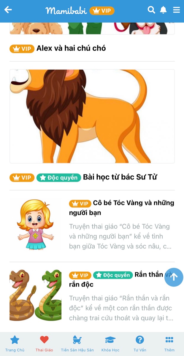 4 BƯỚC ĐỌC TRUYỆN THAI GIÁO GIÚP MẸ VUI KHOẺ, BÉ THÔNG MINH

Truyện thai giáo không chỉ giúp mẹ thư giãn, mà còn giúp tăng chỉ số thông minh và cảm xúc cho bé ngay từ khi còn trong bụng mẹ. Truyện thai giáo cũng chứa đựng nhiều bài học ý nghĩa giúp hình thành nhân cách tốt đẹp cho bé yêu. 

Dưới đây là 4 bước đọc truyện thai giáo hiệu quả cho mẹ và bé: 

1. Trước khi đọc mẹ lướt từ đầu đến cuối truyện để xem độ dài của truyện có phù hợp với mình không. Nếu truyện quá dài, mẹ hãy chọn truyện khác ngắn hơn
2. Mẹ đọc chậm rãi, giọng điệu truyền cảm, âm lượng đủ nghe như đang đọc cho người ngồi bên cạnh
3. Sau khi đọc xong, mẹ nói với bé về bài học rút ra từ truyện. Mẹ cũng có thể chia sẻ với bé cảm xúc, suy nghĩ của riêng mình
4. Mẹ có thể kể lại truyện cho bé nghe theo cách của riêng mình và không cần nhìn vào văn bản 

Mamibabi vẫn liên tục cập nhật các truyện thai giáo dành riêng cho VIP Mom, và các truyện thai giáo độc quyền chỉ có tại Mamibabi. Mẹ có thể xem tại đây https://mamibabi.com.vn/newscategory/15/truyen-thai-giao
____________________________________

Mamibabi là ứng dụng thai giáo và giáo dục sớm duy nhất tại Việt Nam:
• Được sáng lập bởi chuyên gia thai giáo Phạm Ngọc Thắng, tác giả cuốn sách “Rủ chồng thai giáo”
• Được xây dựng theo hướng “1 tài khoản – ngàn nội dung”, bạn chỉ cần mua tài khoản VIP Mom 1 lần duy nhất để đọc hàng ngàn nội dung về nuôi dạy con. 

- Hơn 3000 hoạt động thai giáo giúp mẹ vui bé khỏe https://mamibabi.com.vn/vip/info?mode=1
- Hơn 1000 bản nhạc thai giáo và karaoke thai giáo
- Hơn 1000 bài thơ và câu truyện thai giáo tiếng Anh, tiếng Việt, Ehon, audio
- Hơn 500 hoạt động giáo dục sớm cho bé từ 0 - 6 tuổi
- Hơn 300 món ăn dặm cho bé từ 6 tháng đến 2 tuổi  
- Thực đơn 280 ngày mang thai cho mẹ bầu  
- 56 khóa học toàn diện và chuyên sâu dành cho mẹ bầu và bé 0 - 6 tuổi: https://mamibabi.com.vn/khoa-hoc