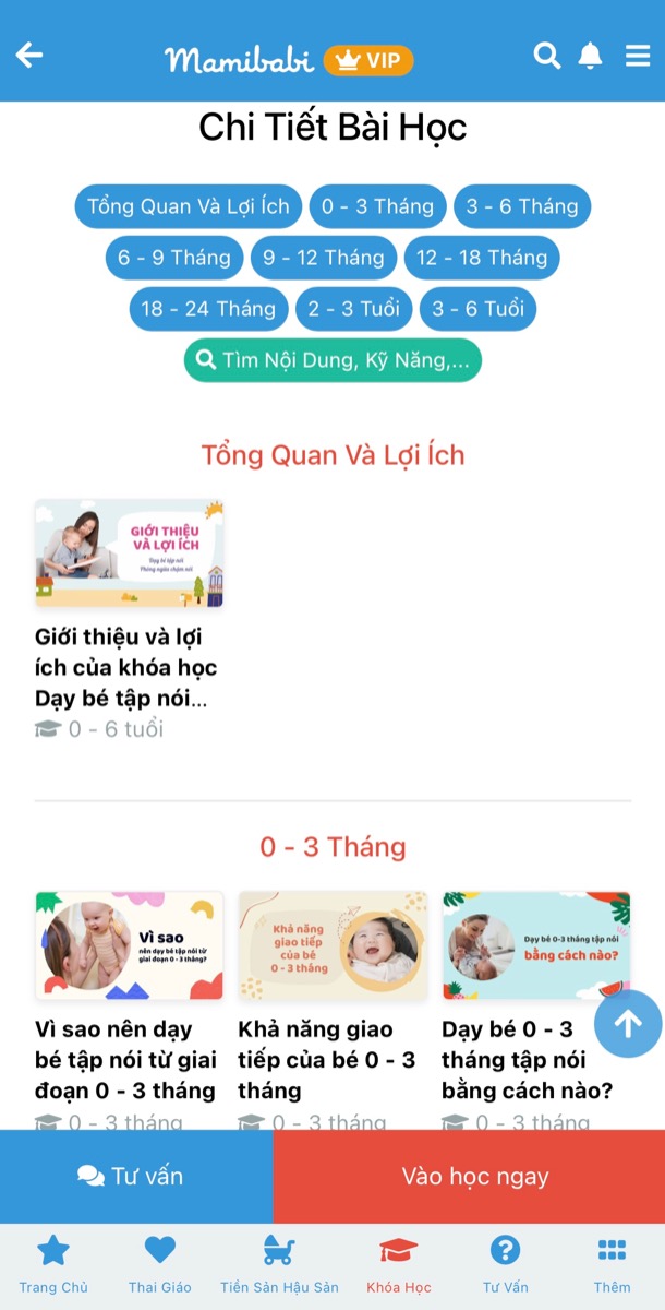 KHOÁ HỌC “DẠY BÉ TẬP NÓI” CHI TIẾT NHẤT VÀ GIÁ TỐT NHẤT TẠI VIỆT NAM

“Chi tiết nhất” bởi khoá học gồm 61 bài nhỏ, được chia theo các giai đoạn 0-3 tháng, 3-6 tháng, 6-9 tháng… Bố mẹ có thể học khoá “Dạy bé tập nói” tại đây https://mamibabi.com.vn/coursev2/5/khoa-hoc-day-be-tap-noi-phong-ngua-cham-noi-cho-tre-tu-0-6-tuoi 

“Giá tốt nhất” bởi bố mẹ chỉ cần mua tài khoản VIP Mom của Mamibabi (giá 449.000 - 899.000). Với tài khoản VIP Mom đó, bố mẹ có thể học ngay khoá “Dạy bé tập nói” cùng 55 khoá học nhỏ khác tại đây https://mamibabi.com.vn/khoa-hoc

Mamibabi được xây dựng theo mô hình “1 tài khoản - ngàn nội dung”. Với 1 tài khoản VIP Mom, bố mẹ học được mọi khoá học, đọc được mọi bài viết tại Mamibabi. 
… 
Đối với khoá “Dạy bé học nói”: Nếu mẹ nào đã từng học khoá thai giáo của Mamibabi thì hẳn đều biết rằng ngay từ khi con còn trong bụng mẹ, chúng ta nên nói chuyện với con mỗi ngày.

Và khi con ra đời cũng vậy. Không cần đợi tới khi con 1 hay 2 tuổi, ngay trong ngày con chào đời, bố mẹ hãy nói “Chào con yêu, mừng con đến với thế giới này!”. Và trong những ngày tiếp theo của giai đoạn sơ sinh, bố mẹ luôn cần trò chuyện với con mỗi ngày. Việc này sẽ có 2 lợi ích lớn:

1. Những lời nói cưng nựng, ấm áp của bố mẹ chính là “vitamin yêu thương” giúp con phát triển cảm xúc, tinh thần, trí tuệ… 

2. Những lời nói của bố mẹ sẽ được não bộ của con “ghi chép” lại và học hỏi dần dần. Sớm thôi, con sẽ bật ra những từ “bố, mẹ, ông, bà, bóng…” mà con thường được nghe. 
____________________________________
Mamibabi là ứng dụng thai giáo và giáo dục sớm duy nhất tại Việt Nam được sáng lập bởi chuyên gia thai giáo Phạm Ngọc Thắng, tác giả cuốn sách “Rủ chồng thai giáo”.

Chỉ với 1 tài khoản VIP Mom Mamibabi mẹ có thể xem được:
- Bảng theo dõi cân nặng 40 tuần cho mẹ https://mamibabi.com.vn/special/pregnancy_weight_gain
- Bảng theo dõi cân nặng 40 tuần cho bé https://mamibabi.com.vn/news/95/can-nang-va-chieu-dai-thai-nhi-theo-chuan-who-2021
- 56 khóa học toàn diện và chuyên sâu dành cho mẹ bầu và bé 0 - 6 tuổi: https://mamibabi.com.vn/khoa-hoc
- Hơn 3000 hoạt động thai giáo giúp mẹ vui bé khỏe https:// mamibabi.com.vn/vip/info?mode=1
- Hơn 1000 bản nhạc thai giáo và karaoke thai giáo
- Hơn 1000 bài thơ và câu truyện thai giáo tiếng Anh, tiếng Việt, Ehon, audio
- Hơn 500 hoạt động giáo dục sớm cho bé từ 0 - 6 tuổi
- Hơn 300 món ăn dặm cho bé từ 6 tháng đến 2 tuổi  
- Thực đơn 280 ngày mang thai cho mẹ bầu
