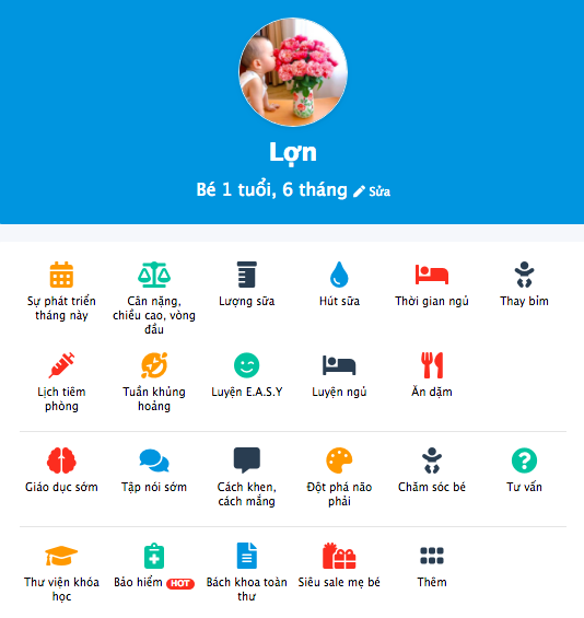 20+ TÍNH NĂNG CƠ BẢN VÀ HÀNG NGÀN NỘI DUNG TẠI MAMIBABI, MẸ ĐÃ KHÁM PHÁ HẾT CHƯA? 

Chỉ với 1 tài khoản VIP Mom duy nhất, mẹ có thể sử dụng hơn 20 tính năng này và hàng ngàn nội dung khác. 

ĐỐI VỚI MẸ BẦU: Màn hình chính sẽ hiển thị 12 tính năng cơ bản: 

1. Thai giáo https://mamibabi.com.vn/growth#fetalMenuPopup 
2. Sự phát triển của thai theo tuần https://mamibabi.com.vn/thaigiao/theotuan 
3. Dinh dưỡng tuần này https://mamibabi.com.vn/thai-giao-dinh-duong 
4. Tư vấn https://mamibabi.com.vn/community 
5. Thư viện khóa học https://mamibabi.com.vn/khoa-hoc 
6. Lịch khám, siêu âm, xét nghiệm https://mamibabi.com.vn/news/281/lich-kham-thai-xet-nghiem-tiem-phong-day-du-trong-suot-thai-ky-cap-nhat-moi-nhat-2020 
7. Yoga- Thiền – Nhảy hiện đại https://mamibabi.com.vn/yoga 
8. Tiền sản – hậu sản https://mamibabi.com.vn/special/tiensanhausan 
9. Đặt tên cho bé https://mamibabi.com.vn/dat-ten-cho-be 
10. Nên – không nên khi mang bầu https://mamibabi.com.vn/nen-va-khong-nen-khi-mang-bau 
11. Đồ sơ sinh đầy đủ https://mamibabi.com.vn/danh-sach-do-so-sinh-day-du-va-tiet-kiem-nhat 
12. Danh sách đồ đi sinh https://mamibabi.com.vn/danh-sach-do-di-sinh 

ĐỐI VỚI MẸ ĐÃ SINH: Màn hình sẽ hiển thị 19 tính năng cơ bản: 
1. Sự phát triển của con tháng này https://mamibabi.com.vn/growth 
2. Bảng chiều cao – cân nặng – vòng đầu của con https://mamibabi.com.vn/baby/weight 
3. Theo dõi lượng sữa con uống hàng ngày https://mamibabi.com.vn/chiso/luongsua 
4. Theo dõi lượng sữa mẹ hút được https://mamibabi.com.vn/chiso/hutsua 
5. Theo dõi thời gian ngủ của con https://mamibabi.com.vn/chiso/thoigianngu 
6. Theo dõi việc thay bỉm cho con https://mamibabi.com.vn/chiso/thaybim 
7. Lịch tiêm phòng của con https://mamibabi.com.vn/baby/vaccine 
8. Tuần khủng hoảng https://mamibabi.com.vn/#wonder_week 
9. Luyện EASY https://mamibabi.com.vn/interact/easy 
10. Luyện ngủ https://mamibabi.com.vn/interact/luyenngu 
11. Ăn dặm https://mamibabi.com.vn/an-dam 
12. Giáo dục sớm https://mamibabi.com.vn/coursev2/2/khoa-hoc-giao-duc-som-cho-tre-0-2-tuoi 
13. Tập nói cho con https://mamibabi.com.vn/coursev2/5/khoa-hoc-day-be-tap-noi-phong-ngua-cham-noi-cho-tre-tu-0-6-tuoi 
14. Cách khen, cách mắng để con nghe lời https://mamibabi.com.vn/coursev2/6/cach-khen-cach-mang-hieu-qua-de-con-nghe-loi 
15. Đột phá não phải https://mamibabi.com.vn/coursev2/4/khoa-hoc-giao-duc-nao-phai-theo-phuong-phap-shichida-sang-tao-va-thong-minh-dot-pha-cho-tre-tu-0-6-tuoi 
16. Chăm sóc bé https://mamibabi.com.vn/khoa-hoc#cham-soc-be 
17. Tư vấn https://mamibabi.com.vn/community 
18. Thư viện khóa học https://mamibabi.com.vn/khoa-hoc 
19. Bách khoa toàn thư https://mamibabi.com.vn/knowledge 

Để có thể dùng được tất cả các tính năng trên trọn đời, mẹ hãy đăng ký tài khoản “VIP Mom trọn đời” tại đây nhé https://mamibabi.com.vn/vip/info?mode=9 

----------------------------------------
Mamibabi là ứng dụng thai giáo và giáo dục sớm duy nhất tại Việt Nam: 
• Được sáng lập bởi chuyên gia thai giáo Phạm Ngọc Thắng, tác giả cuốn sách “Rủ chồng thai giáo”
• Được xây dựng theo hướng “1 tài khoản – ngàn nội dung”, bạn chỉ cần mua tài khoản VIP Mom 1 lần duy nhất để đọc hàng ngàn nội dung