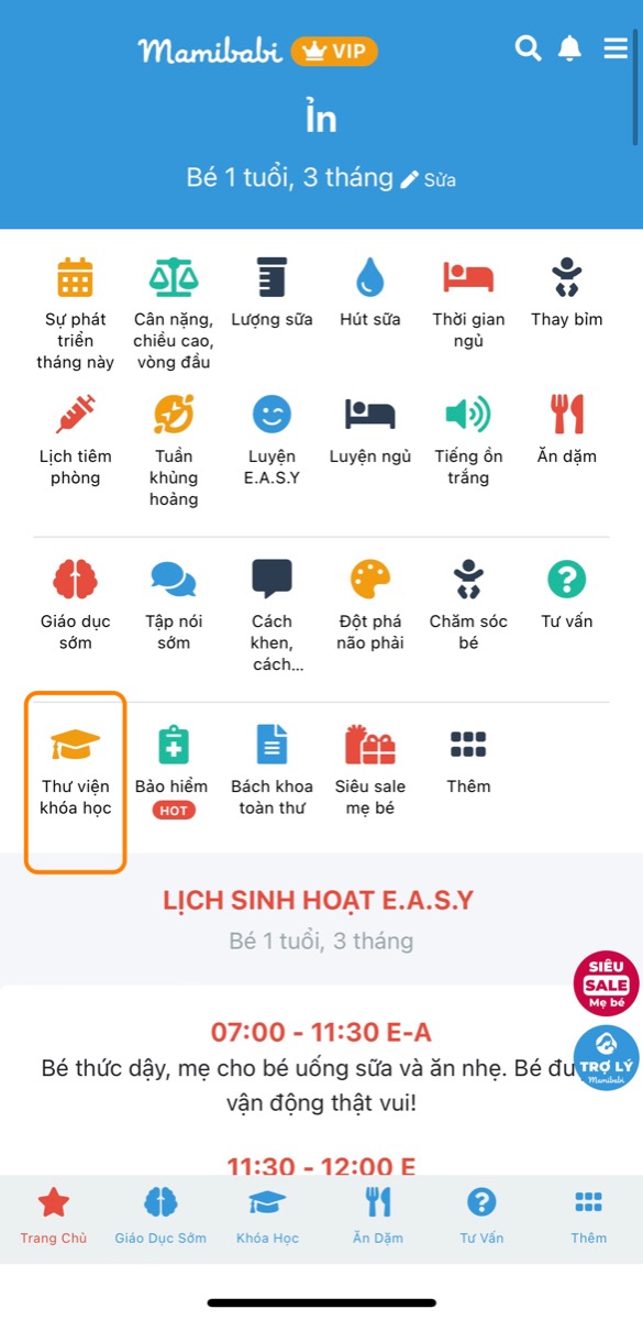 TRẢ TIỀN 1 LẦN, HỌC 59 KHOÁ VỀ MANG THAI VÀ NUÔI CON

Mamibabi được xây dựng theo mô hình “một tài khoản - ngàn nội dung”. Mẹ chỉ cần trả tiền một lần duy nhất để xem được hàng ngàn nội dung có sẵn, bao gồm chuỗi 59 khoá học ngắn từ Mamibabi. 

Khi đăng ký tài khoản”VIP Mom trọn đời” với giá chỉ 899,000đ, mẹ có thể:

- Học 59 khoá học ngắn về mang thai và nuôi con tại đây https://mamibabi.com.vn/khoa-hoc (thời gian học trọn đời, học được nhiều lần, bất cứ khi nào mẹ muốn). 

- Được tư vấn mọi vấn đề về mang thai và nuôi con https://mamibabi.com.vn/community

Mẹ có thể đăng ký tài khoản VIP Mom trọn đời tại đây https://mamibabi.com.vn/vip/info?mode=9