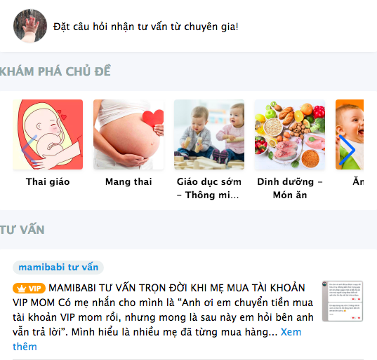 TRANG BỊ KIẾN THỨC CHO MẸ - ĐẢM BẢO AN TOÀN CHO BÉ  

Chào các mẹ, 

Khi mang thai, các mẹ cần chủ động tìm hiểu các kiến thức cần thiết để đảm bảo an toàn cho cả mình và thai nhi, tránh những trường hợp bị động như: 

- Em ăn dứa nhiều mà hôm nay mới nghe bảo bầu 3 tháng đầu ăn dứa dễ sảy thai ạ? 
- Em thai 39 tuần mới thấy ra máu với đau bụng từng cơn, bây giờ em phải làm sao? (Tất nhiên phải đến bệnh viện ạ) 

Ngoài việc nghe tư vấn online và chờ đến ngày khám thai để được bác sĩ chỉ định, mẹ bầu cần tự trang bị cho mình các kiến thức cơ bản đề phòng các trường hợp nguy hiểm xảy ra. 

Ví dụ: Khi mẹ ở nhà, nếu thấy đau bụng và ra máu thì dù ở tuần thứ bao nhiêu cũng cần tới viện ngay chứ không thể đợi đến đúng lịch hẹn với bác sĩ mới đi khám. Hoặc khi mẹ thấy thai nhi đạp yếu, đạp ít bất thường thì cũng nên tới viện cho an tâm… 

Không gì quý giá bằng kiến thức của chính mình các mẹ nhé. Vì vậy trong thai kỳ ngoài việc ăn uống và nghỉ ngơi các mẹ cũng nên dành một chút thời gian để tìm hiểu các kiến thức an toàn cho cả mình và thai nhi. 

Những điều nên làm và nên tránh mẹ xem tại đây >>> https://mamibabi.com.vn/nen-va-khong-nen-khi-mang-bau 

Dấu hiệu chuyển dạ cần đến viện ngay https://mamibabi.com.vn/interact/chuyenda 

Kiến thức tiền sản và hậu sản https://mamibabi.com.vn/special/tiensanhausan 

59 khóa học ngắn về mang thai và làm cha mẹ https://mamibabi.com.vn/khoa-hoc 

Để xem được tất cả các nội dung trên, và được tư vấn mọi câu hỏi, mẹ hãy đăng ký tài khoản “VIP Mom trọn đời” nhé! Quyền lợi của VIP Mom mẹ có thể xem tại đây https://mamibabi.com.vn/vip/info?mode=9