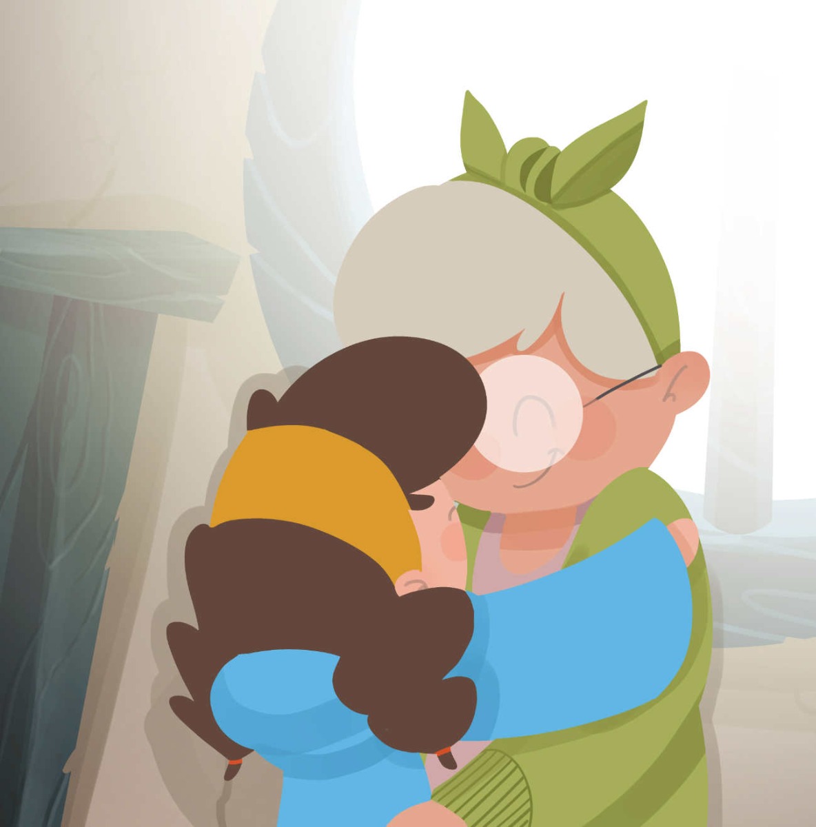 Truyện thai giáo tiếng Anh (Thai giáo ngoại ngữ): Little Blue Riding Hood