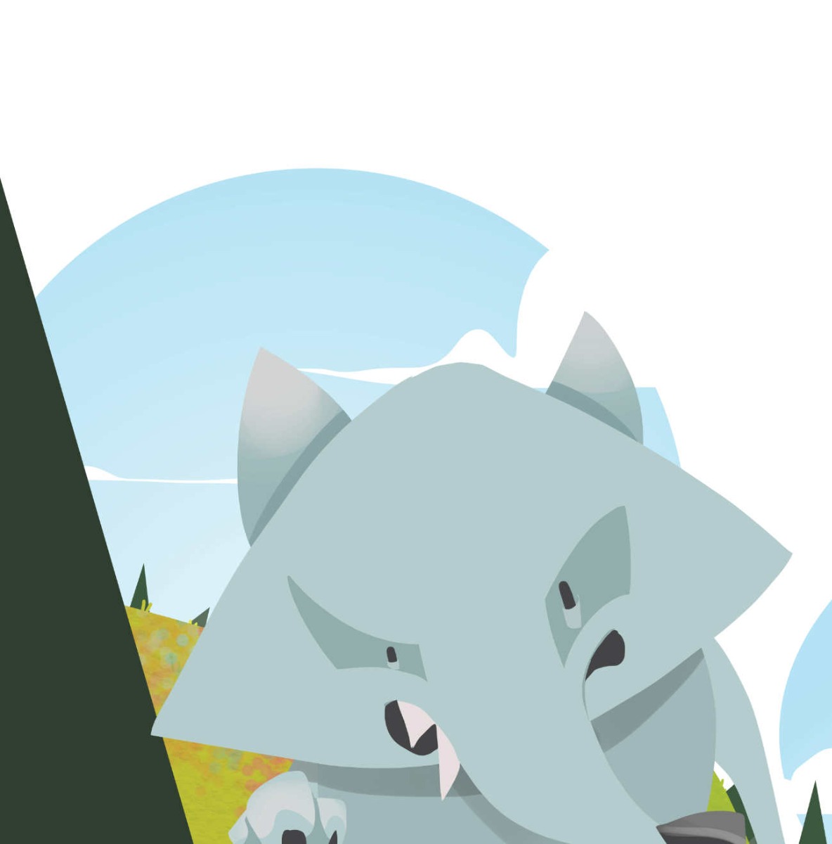 Truyện thai giáo tiếng Anh (Thai giáo ngoại ngữ): Little Blue Riding Hood