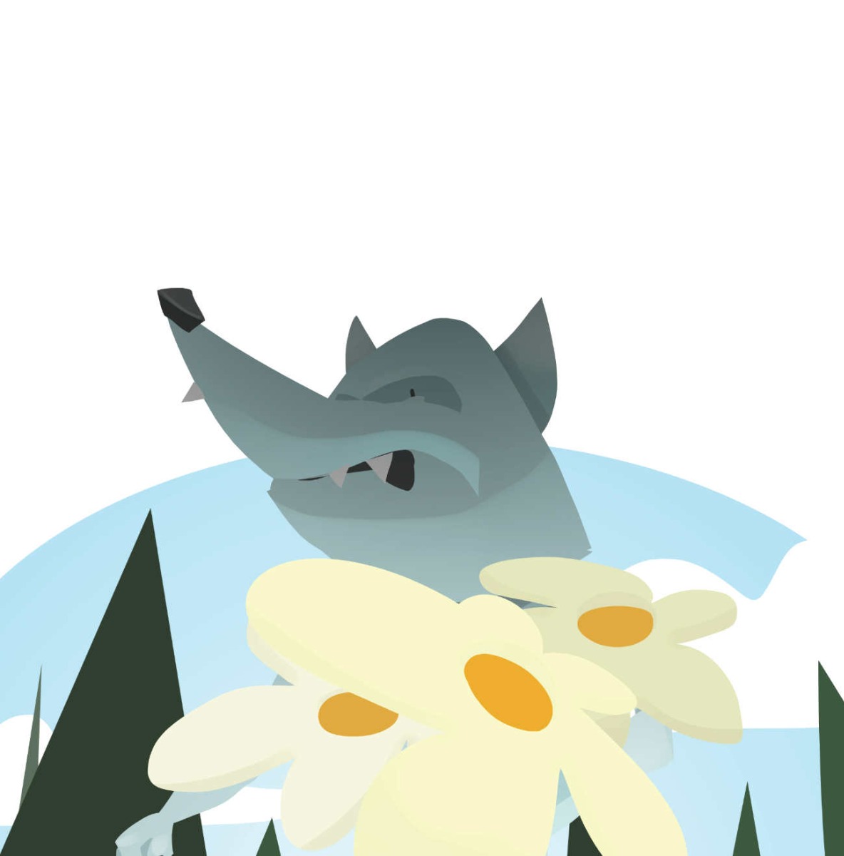 Truyện thai giáo tiếng Anh (Thai giáo ngoại ngữ): Little Blue Riding Hood