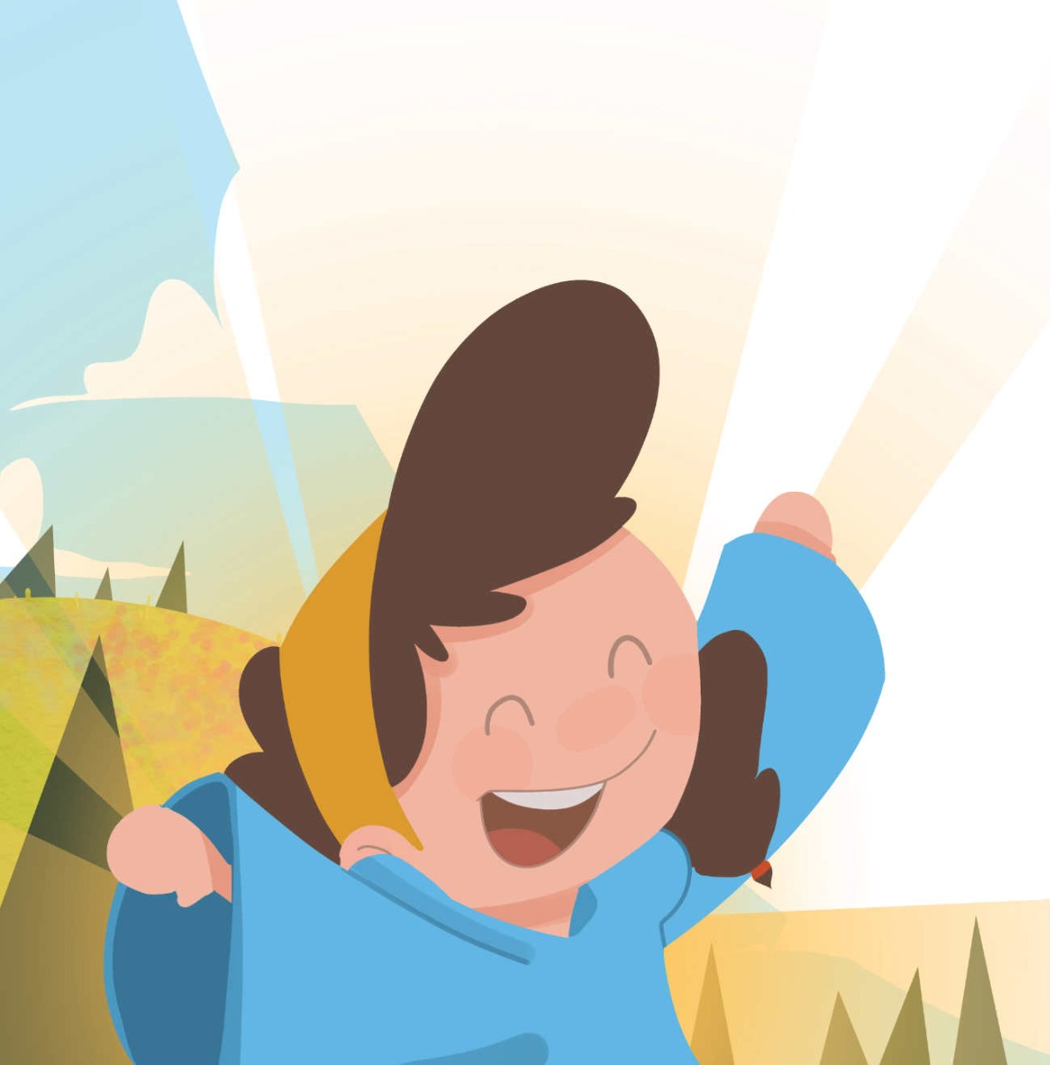 Truyện thai giáo tiếng Anh (Thai giáo ngoại ngữ): Little Blue Riding Hood