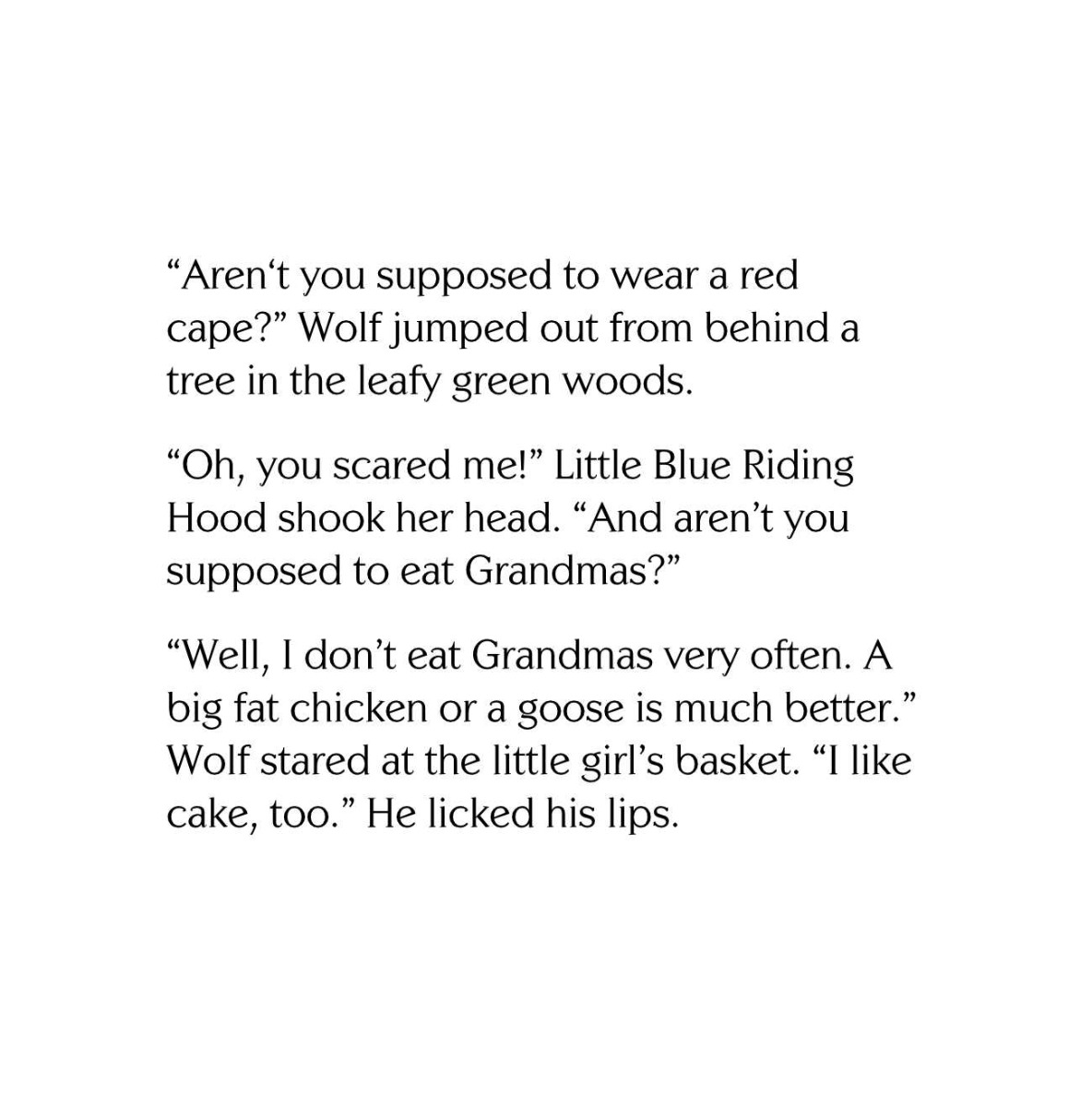 Truyện thai giáo tiếng Anh (Thai giáo ngoại ngữ): Little Blue Riding Hood