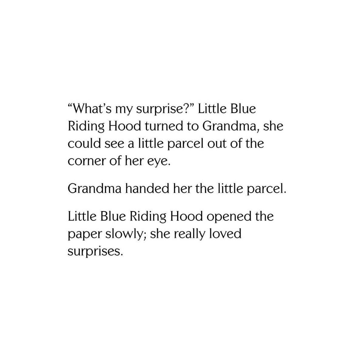 Truyện thai giáo tiếng Anh (Thai giáo ngoại ngữ): Little Blue Riding Hood