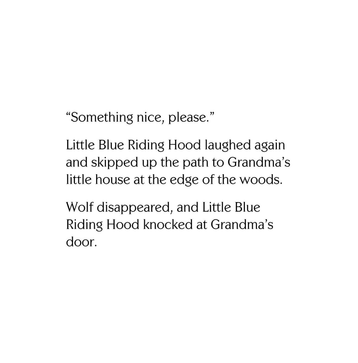 Truyện thai giáo tiếng Anh (Thai giáo ngoại ngữ): Little Blue Riding Hood