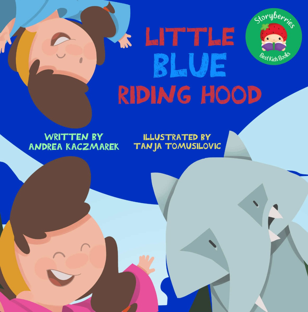 Truyện thai giáo tiếng Anh (Thai giáo ngoại ngữ): Little Blue Riding Hood
