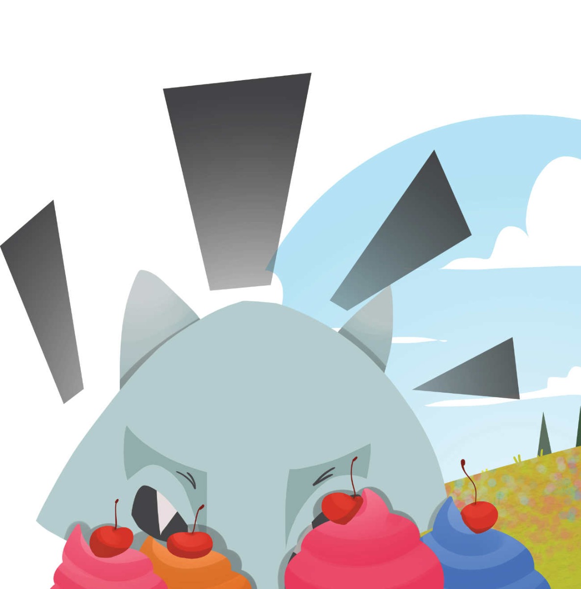 Truyện thai giáo tiếng Anh (Thai giáo ngoại ngữ): Little Blue Riding Hood