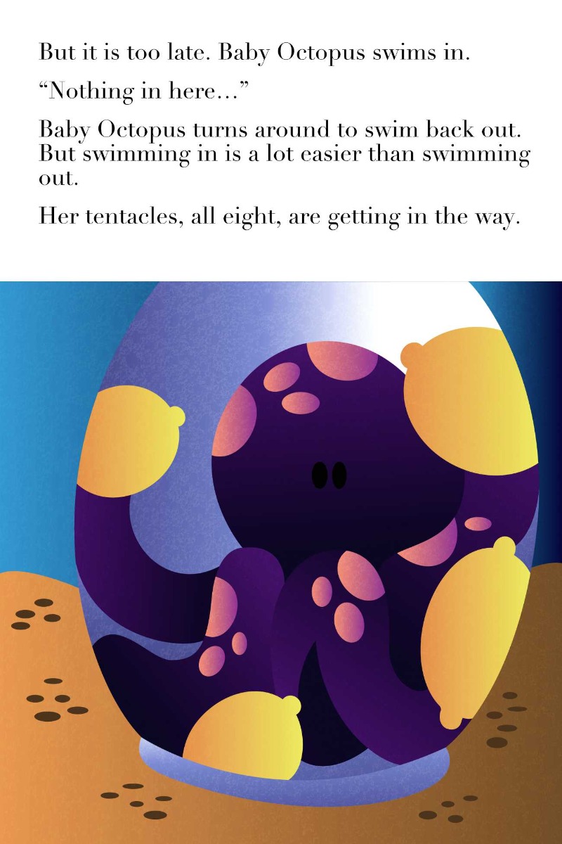 Truyện thai giáo tiếng Anh (Thai giáo ngoại ngữ): Octopus in a Bottle