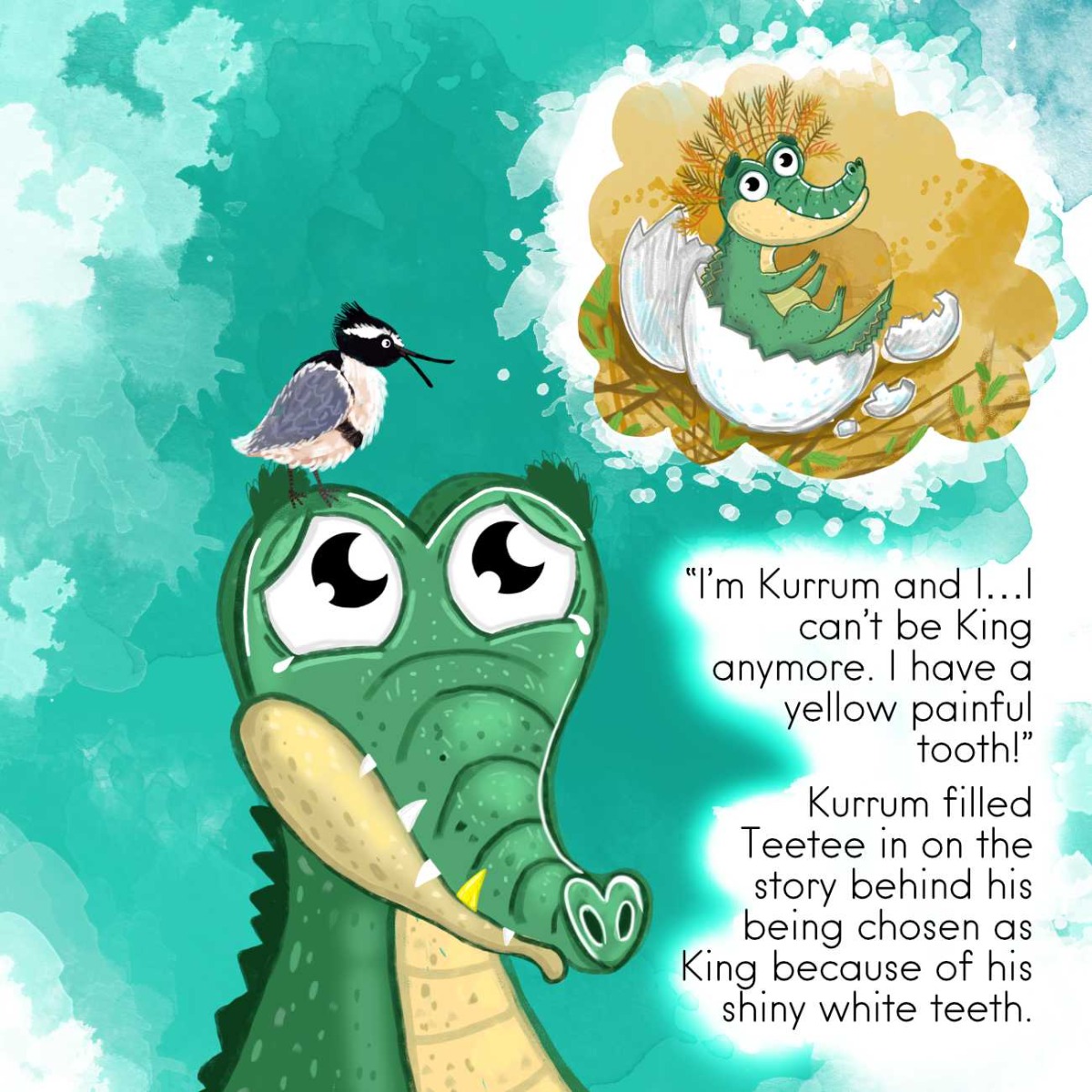 Truyện thai giáo tiếng Anh (Thai giáo ngoại ngữ): Smile, Crocodile!