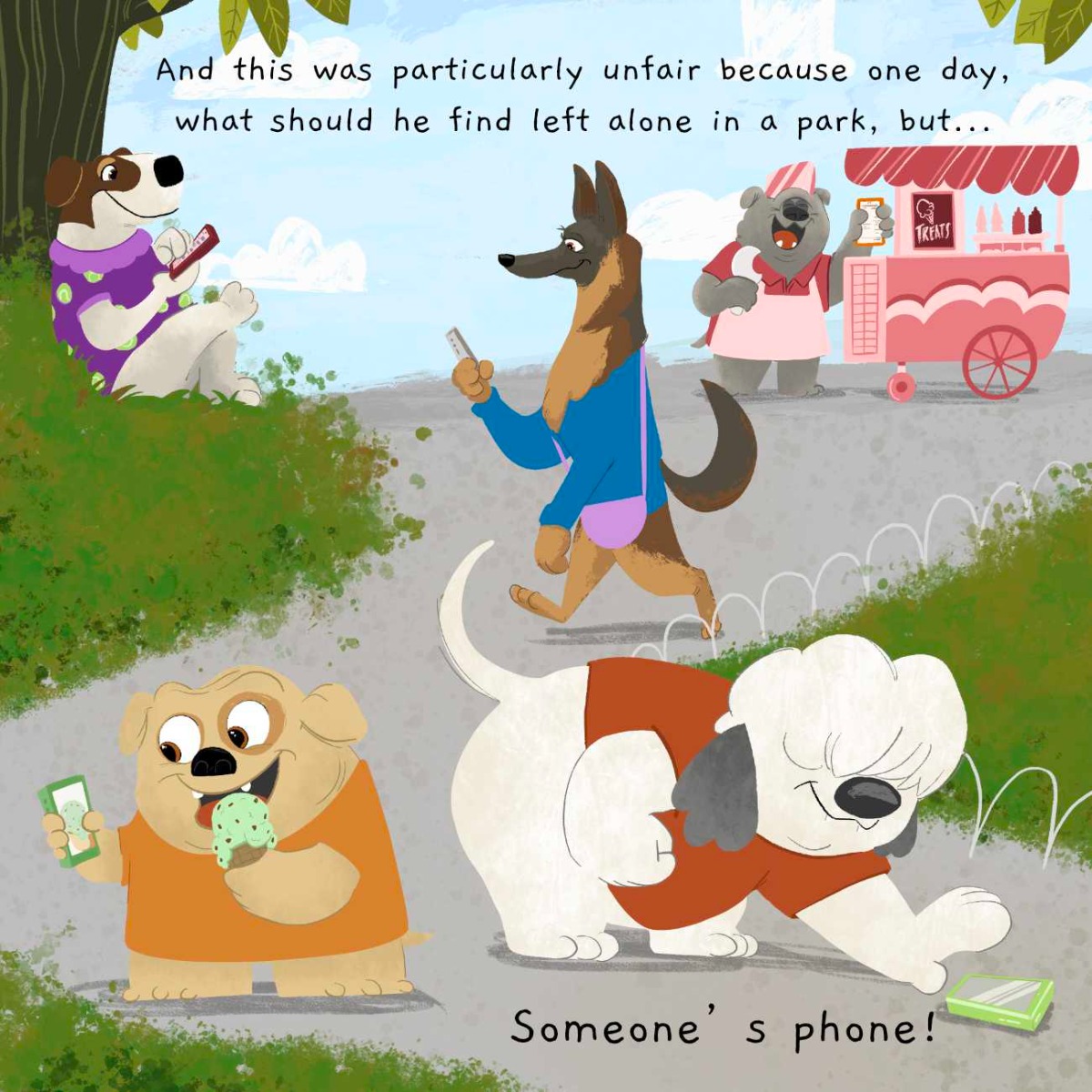 Truyện thai giáo tiếng Anh (Thai giáo ngoại ngữ): Floof Wants A Phone
