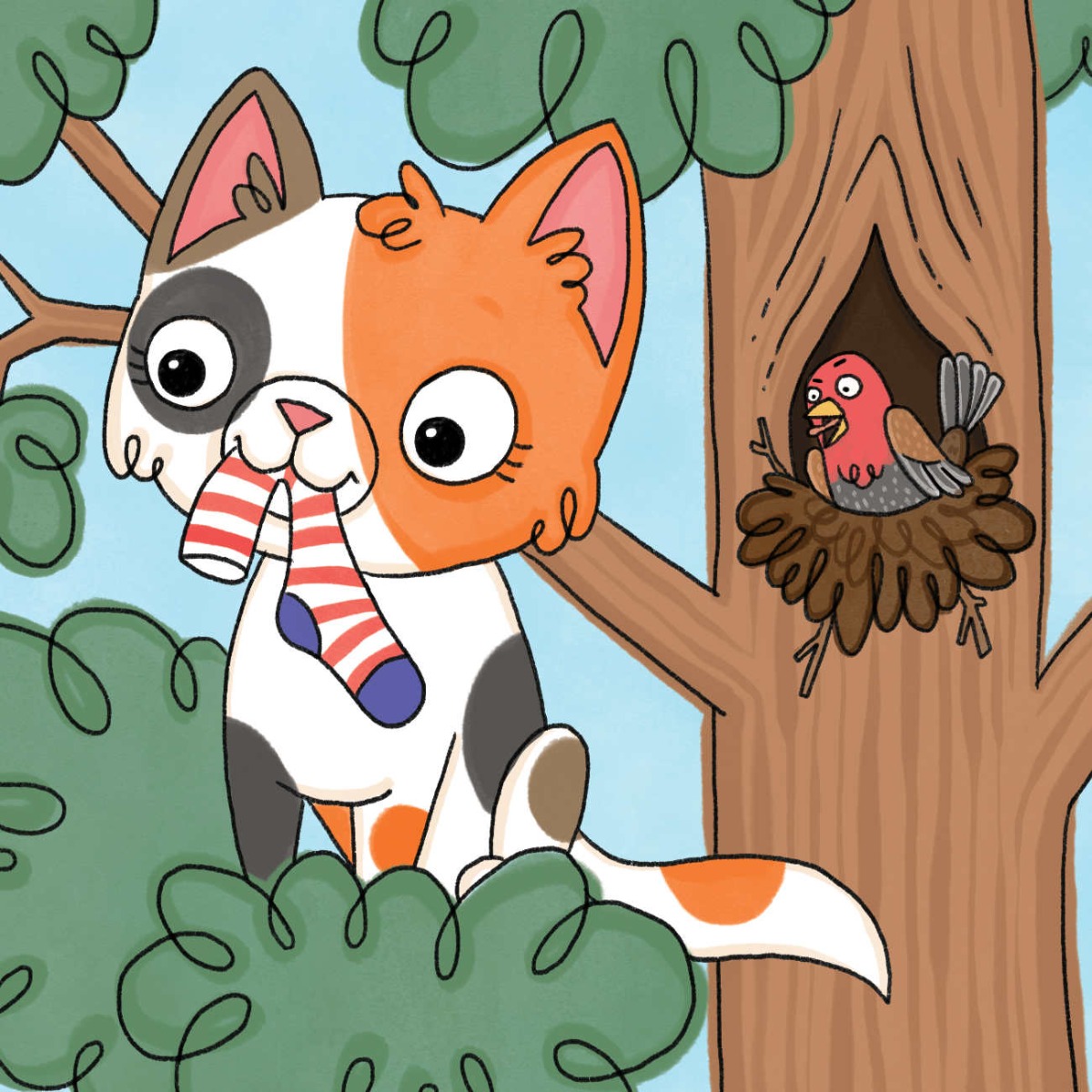 Truyện thai giáo tiếng Anh (Thai giáo ngoại ngữ): Catch That Cat!