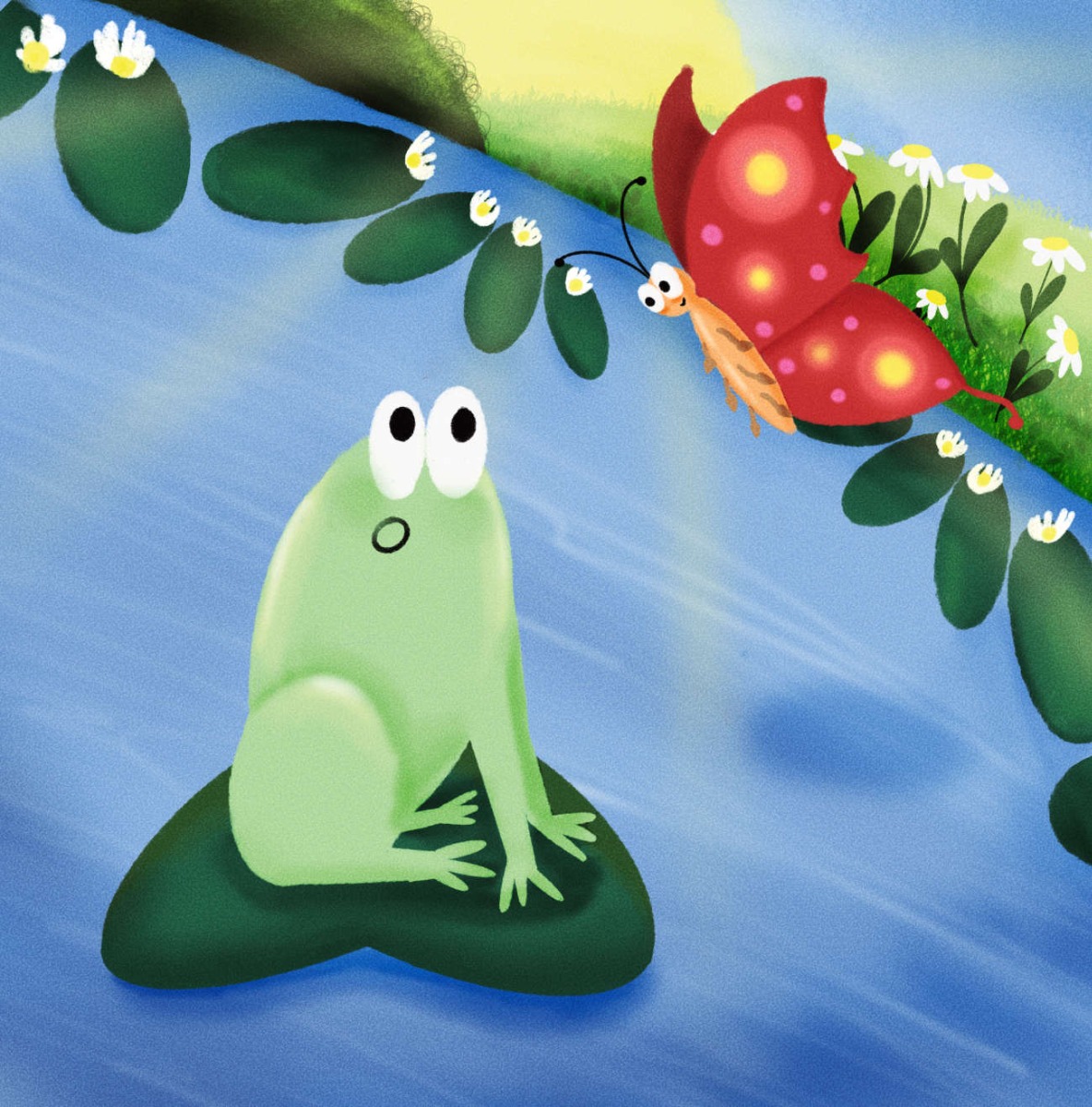 Truyện thai giáo tiếng Anh (Thai giáo ngoại ngữ): Where’s My Lily Pad?