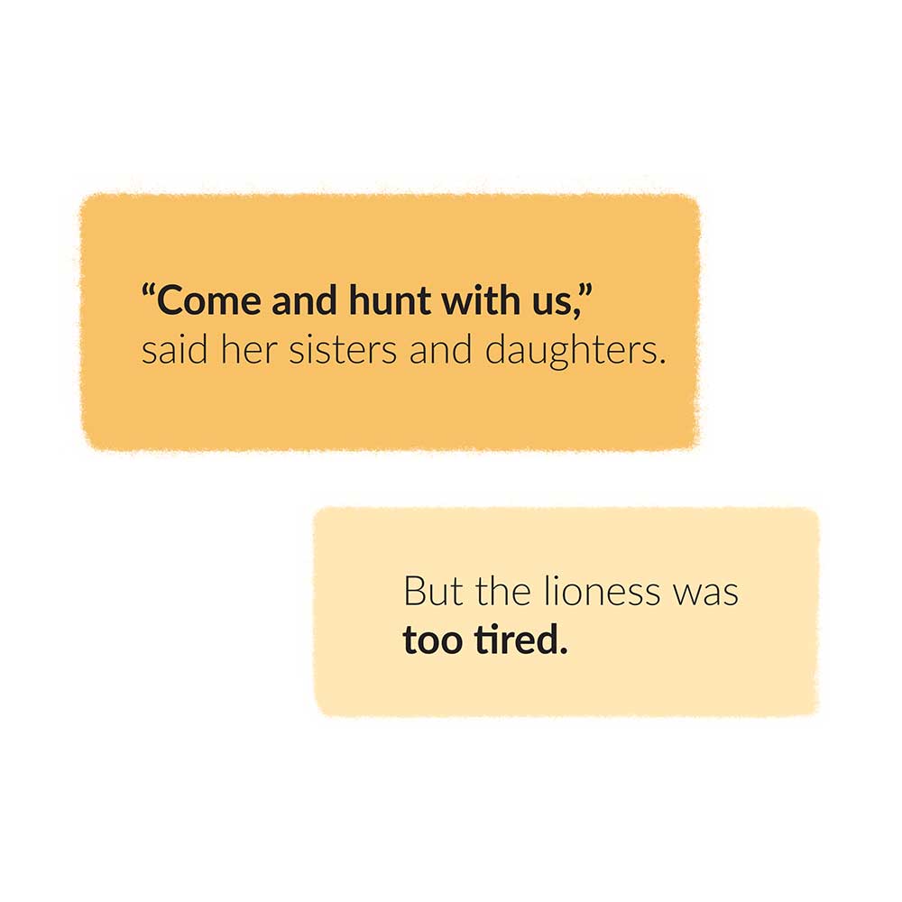 Truyện thai giáo tiếng Anh (Thai giáo ngoại ngữ): The Very Tired Lioness