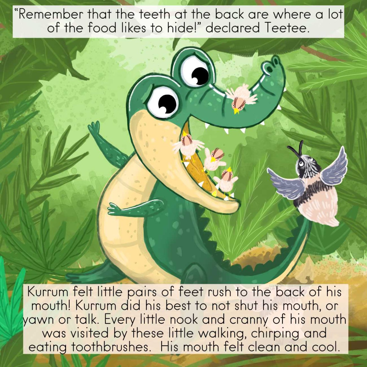 Truyện thai giáo tiếng Anh (Thai giáo ngoại ngữ): Smile, Crocodile!