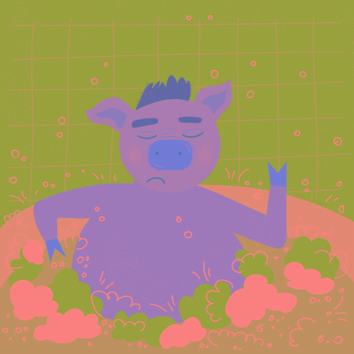 Truyện thai giáo tiếng Anh (Thai giáo ngoại ngữ): The Big Pink Pig