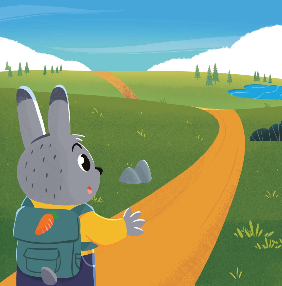 Truyện thai giáo tiếng Anh (Thai giáo ngoại ngữ): The Easter Bunny School