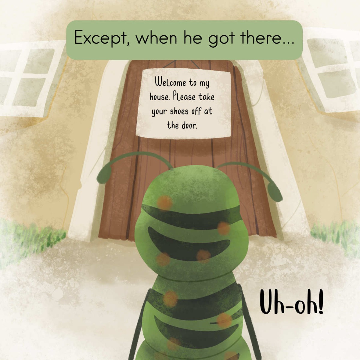 Truyện thai giáo tiếng Anh (Thai giáo ngoại ngữ): The Caterpillar Who LOVED Shoes!