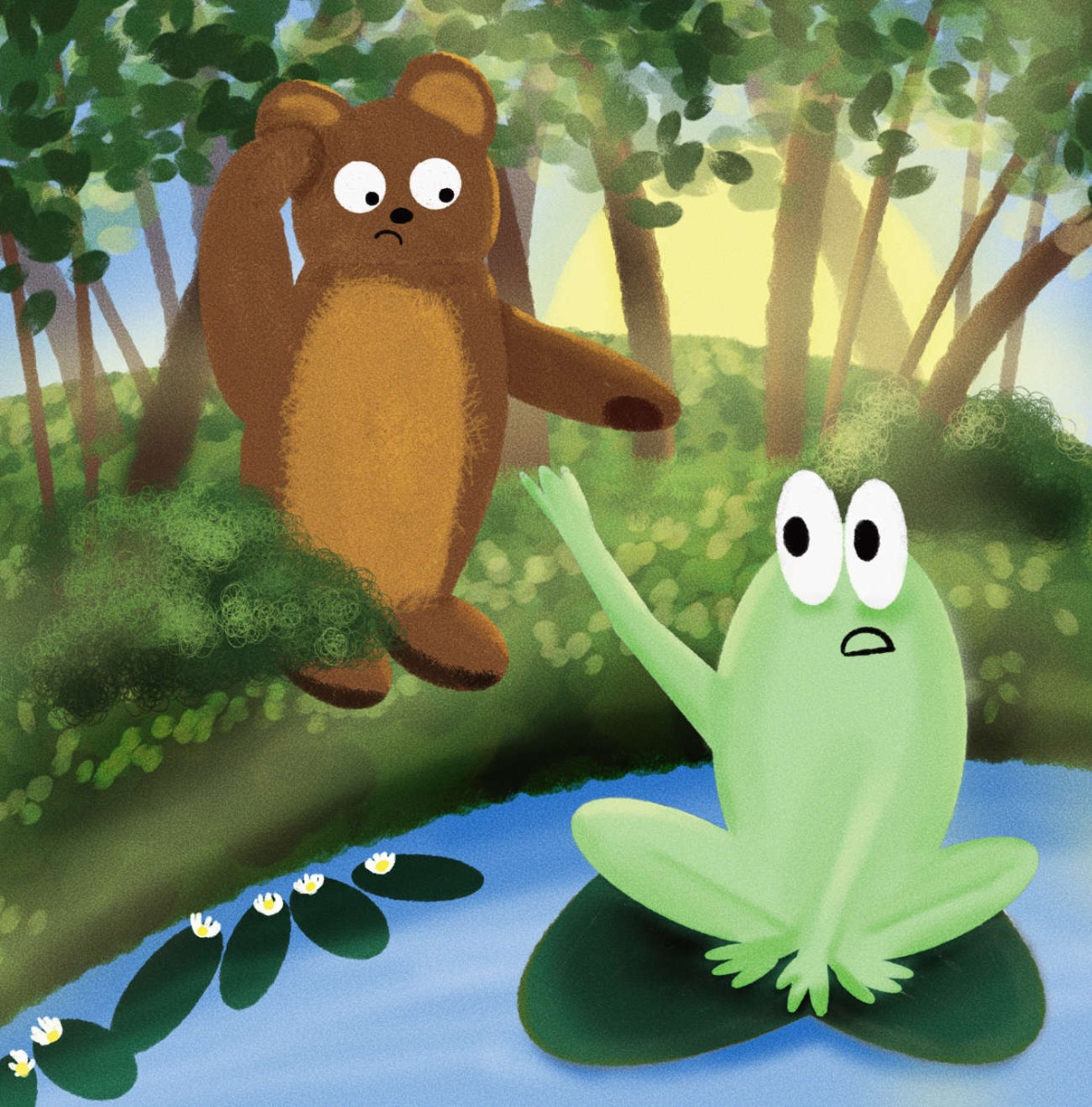 Truyện thai giáo tiếng Anh (Thai giáo ngoại ngữ): Where’s My Lily Pad?