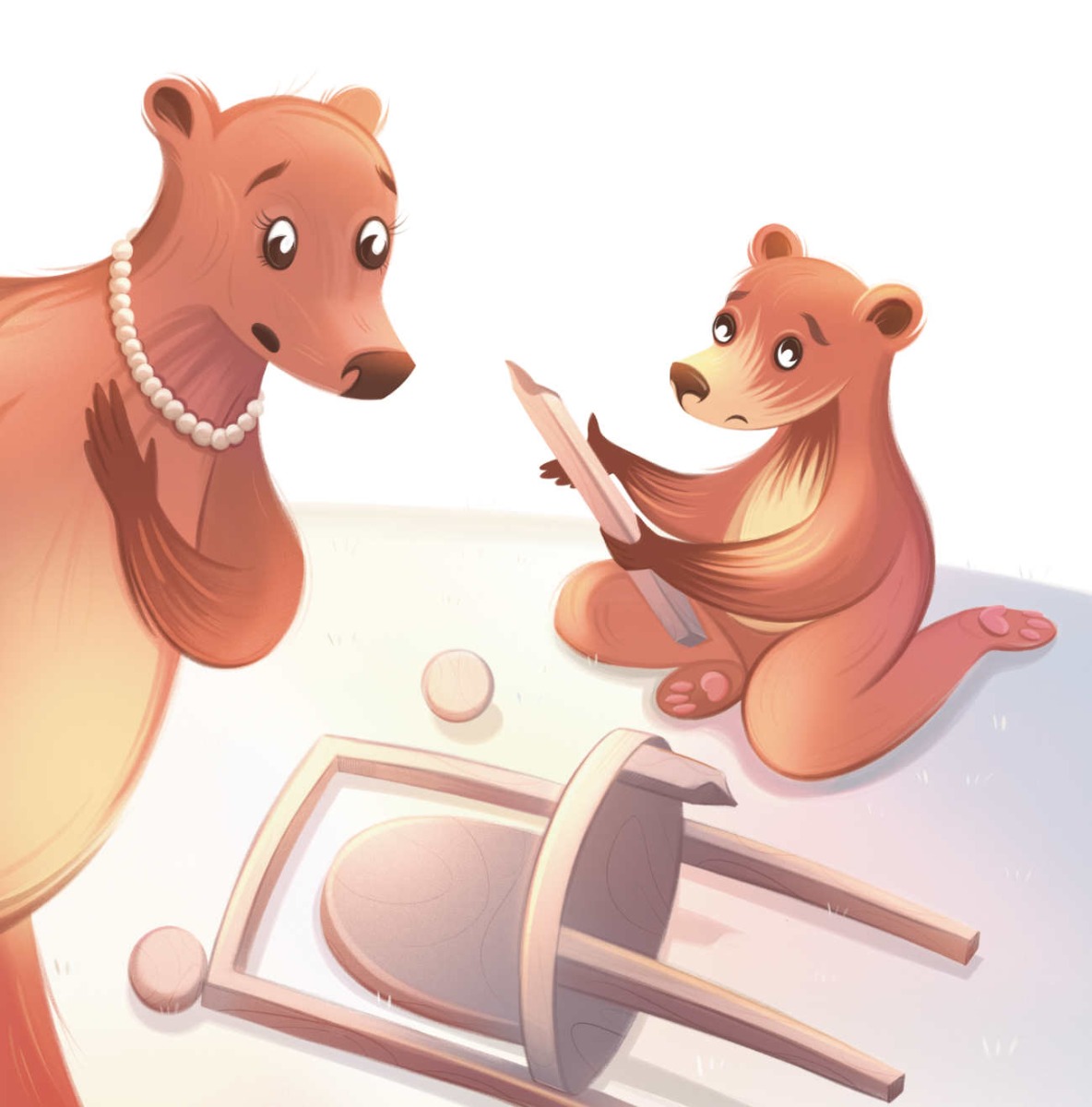 Truyện thai giáo tiếng Anh (Thai giáo ngoại ngữ): Goldilocks and the FOUR Bears!