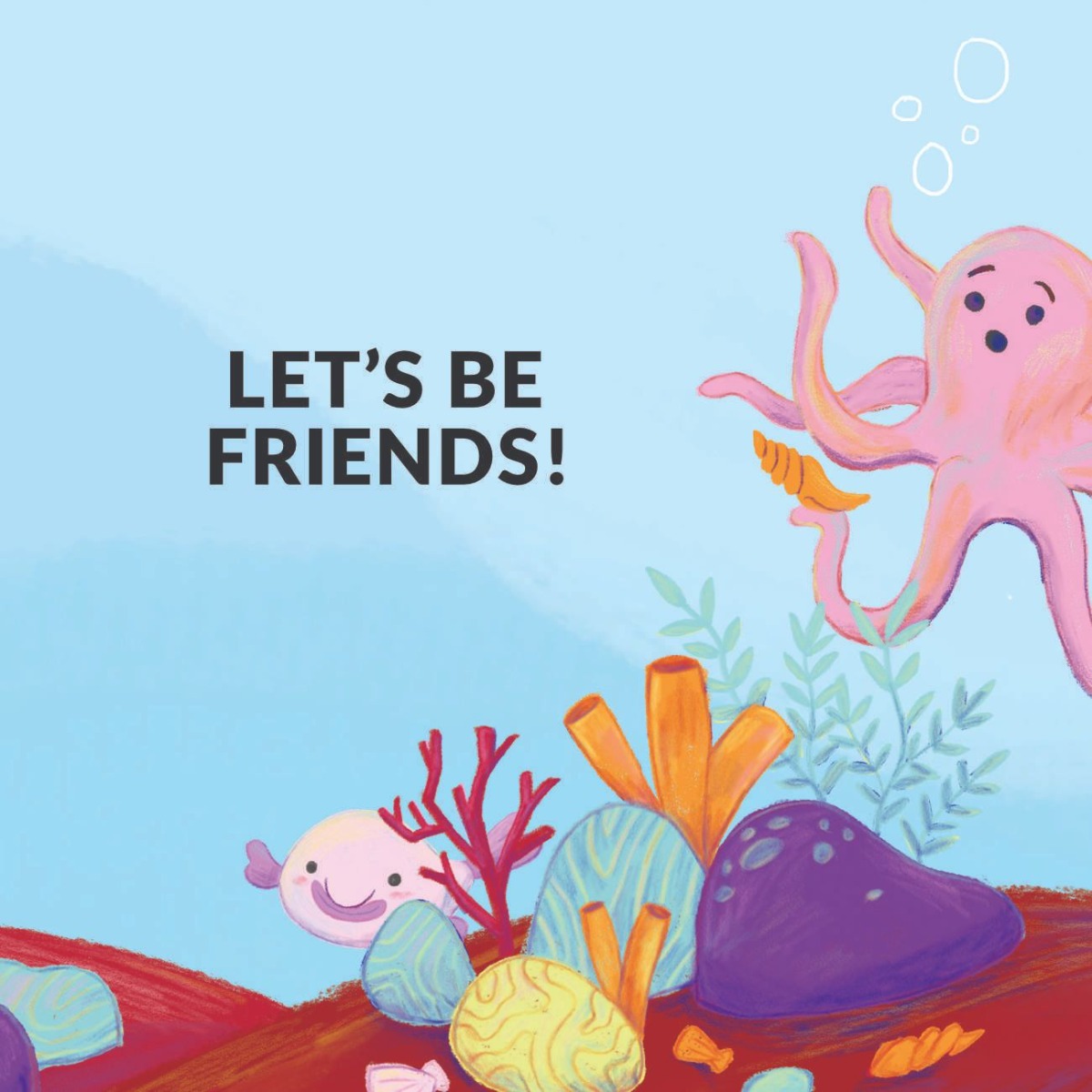 Truyện thai giáo tiếng Anh (Thai giáo ngoại ngữ): Let’s Be Friends