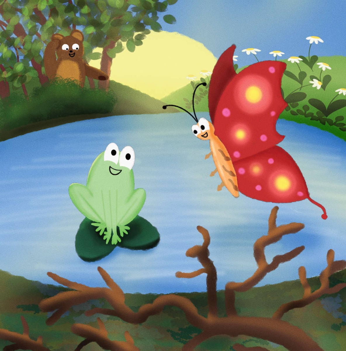 Truyện thai giáo tiếng Anh (Thai giáo ngoại ngữ): Where’s My Lily Pad?