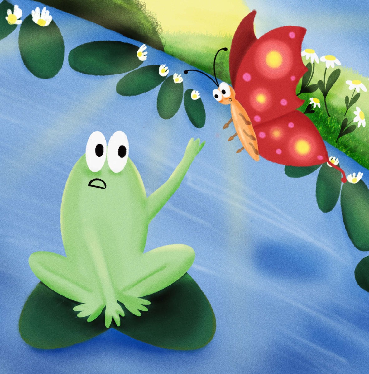 Truyện thai giáo tiếng Anh (Thai giáo ngoại ngữ): Where’s My Lily Pad?