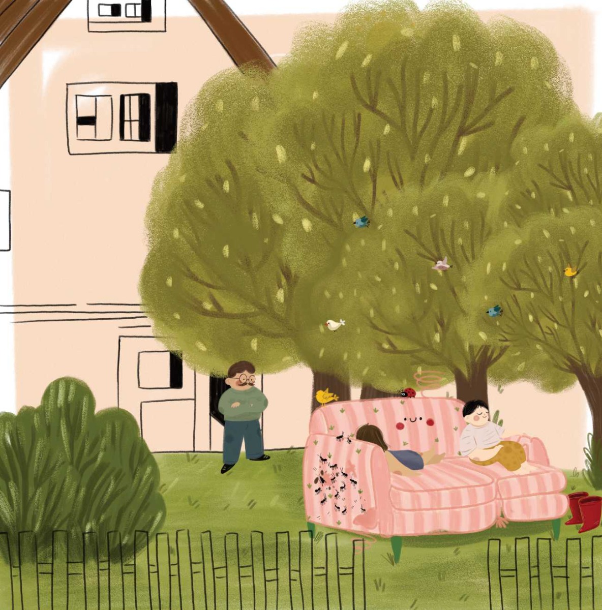 Truyện thai giáo tiếng Anh (Thai giáo ngoại ngữ): The Neighbourhood Sofa