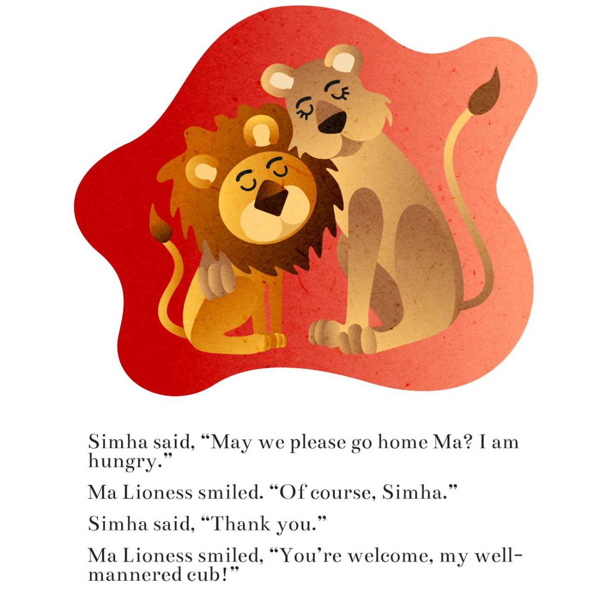 Truyện thai giáo tiếng Anh (Thai giáo ngoại ngữ): ‘Please’ and ‘Thank You’ Simha!