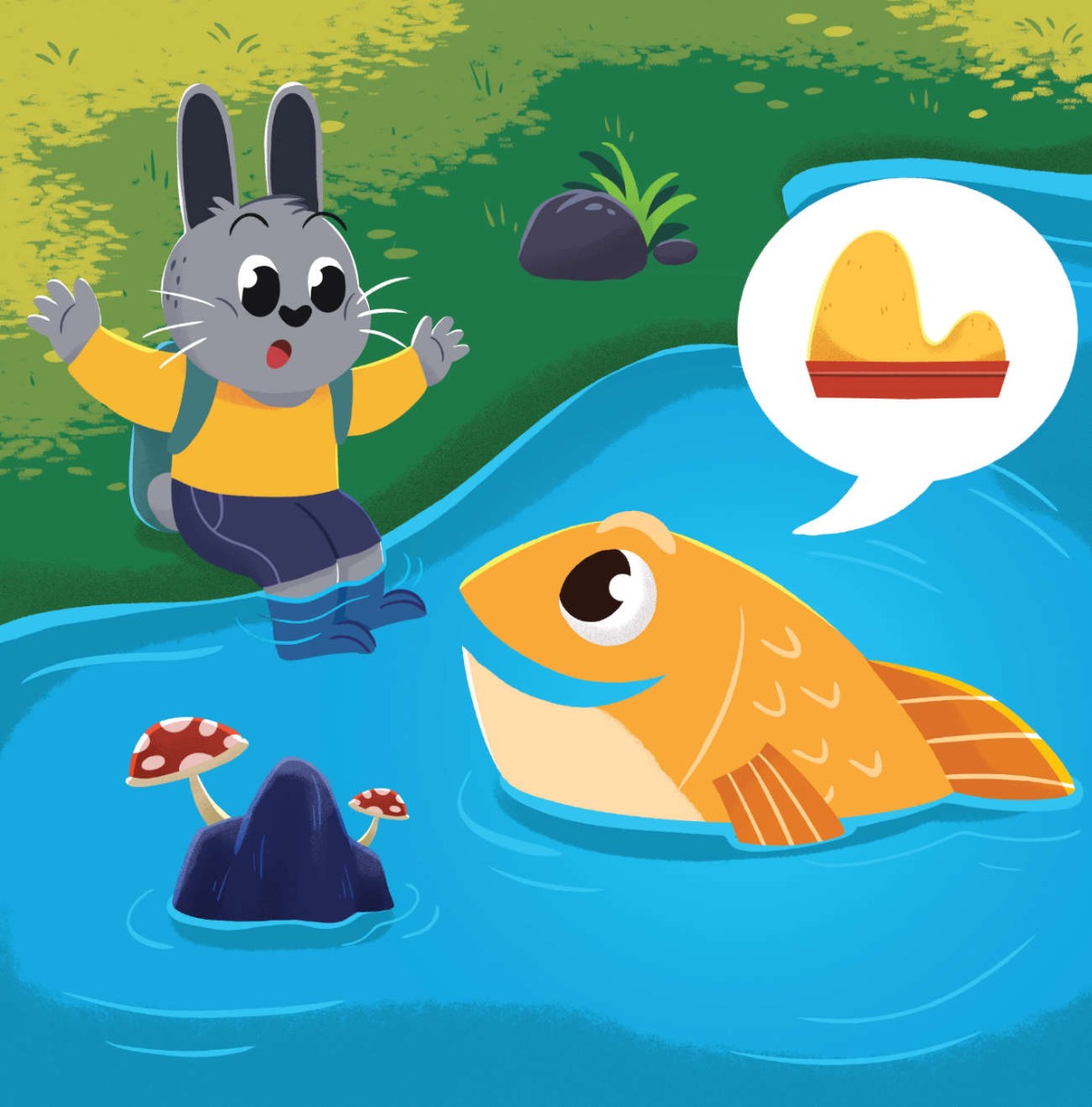 Truyện thai giáo tiếng Anh (Thai giáo ngoại ngữ): The Easter Bunny School