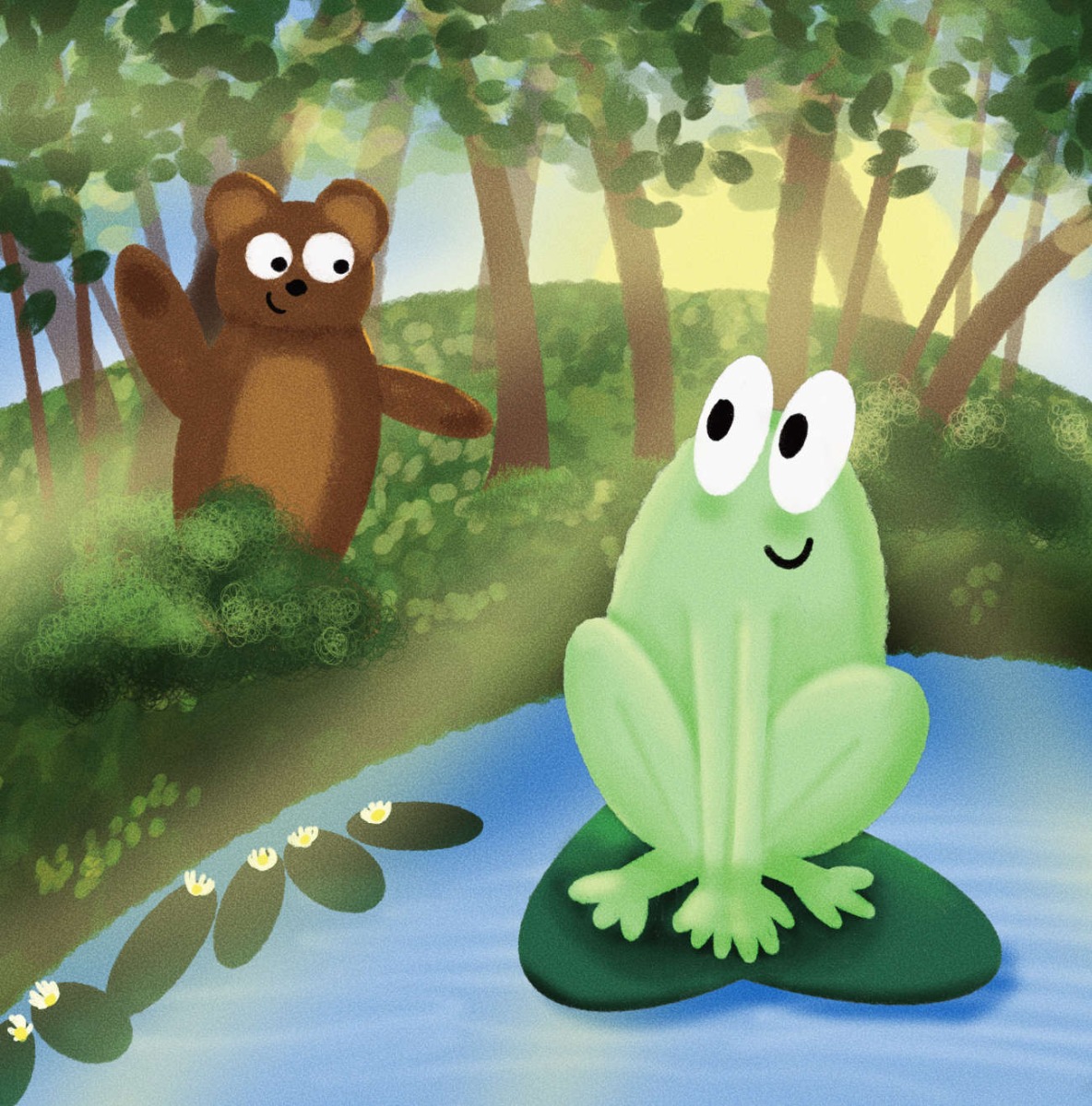 Truyện thai giáo tiếng Anh (Thai giáo ngoại ngữ): Where’s My Lily Pad?