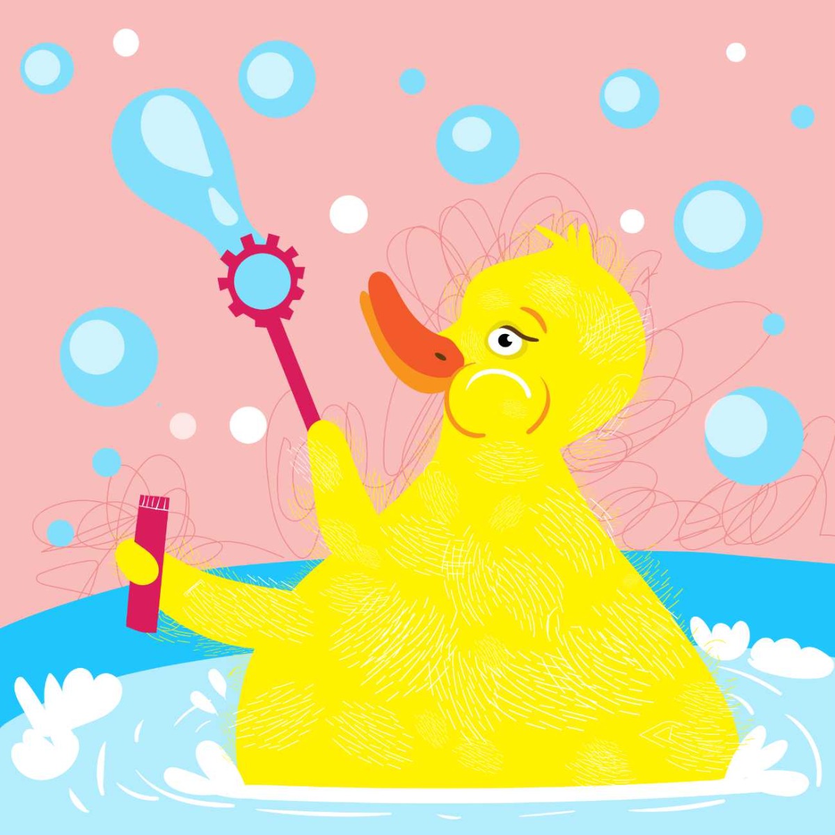 Truyện thai giáo tiếng Anh (Thai giáo ngoại ngữ): Fluffy Duck In The Tub
