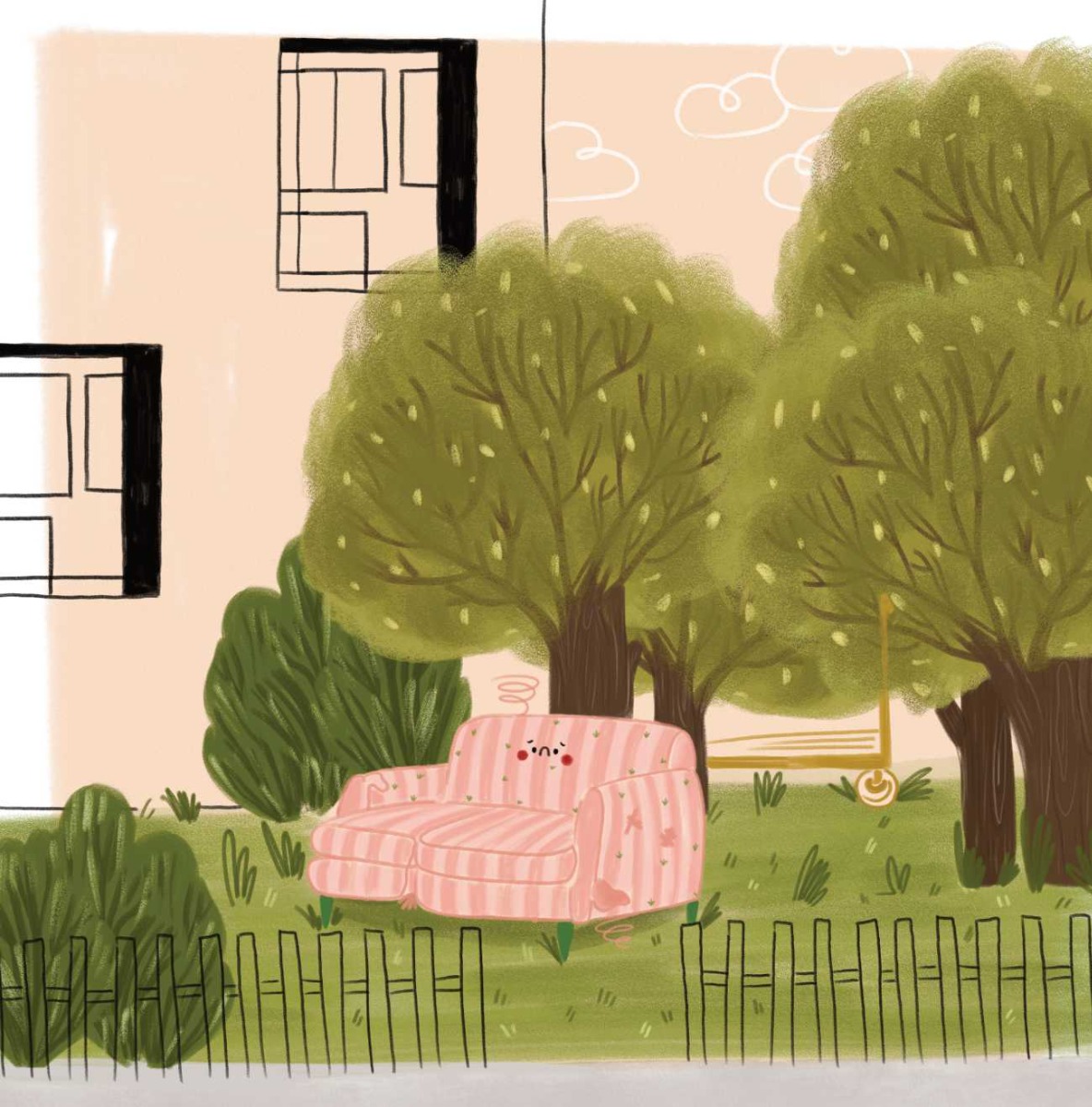 Truyện thai giáo tiếng Anh (Thai giáo ngoại ngữ): The Neighbourhood Sofa