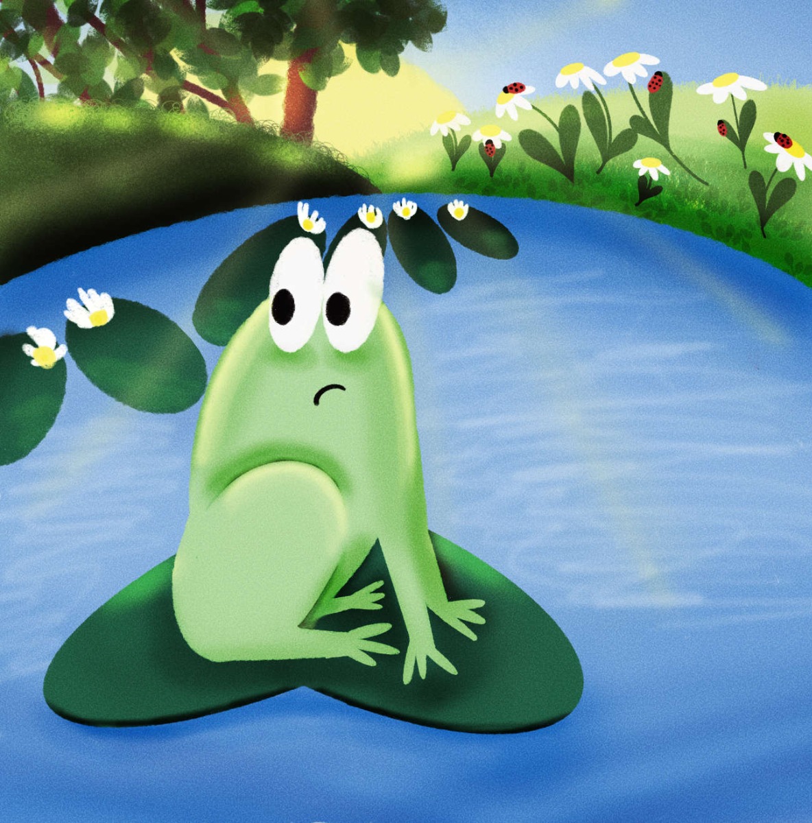 Truyện thai giáo tiếng Anh (Thai giáo ngoại ngữ): Where’s My Lily Pad?