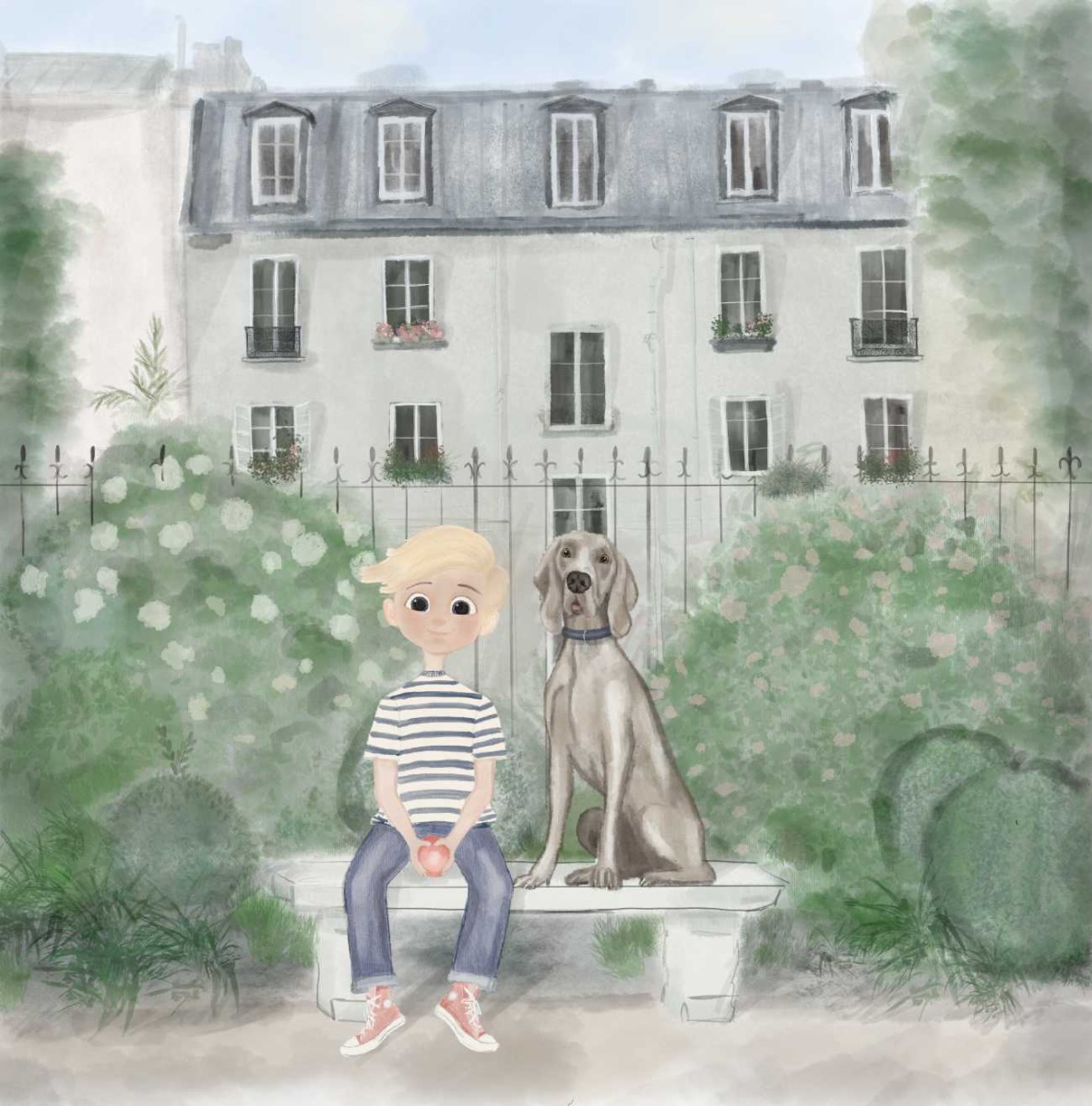 Truyện thai giáo tiếng Anh (Thai giáo ngoại ngữ): A Puppy Lost in Paris