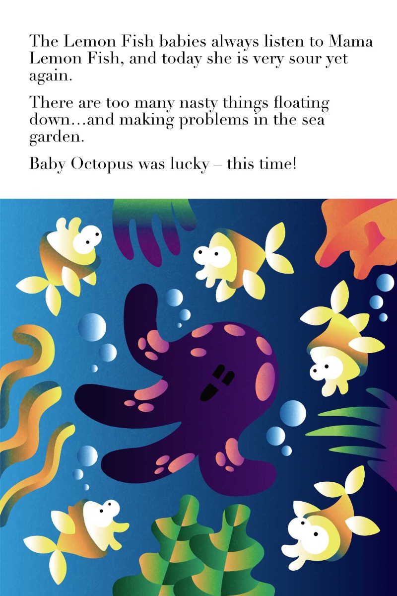 Truyện thai giáo tiếng Anh (Thai giáo ngoại ngữ): Octopus in a Bottle