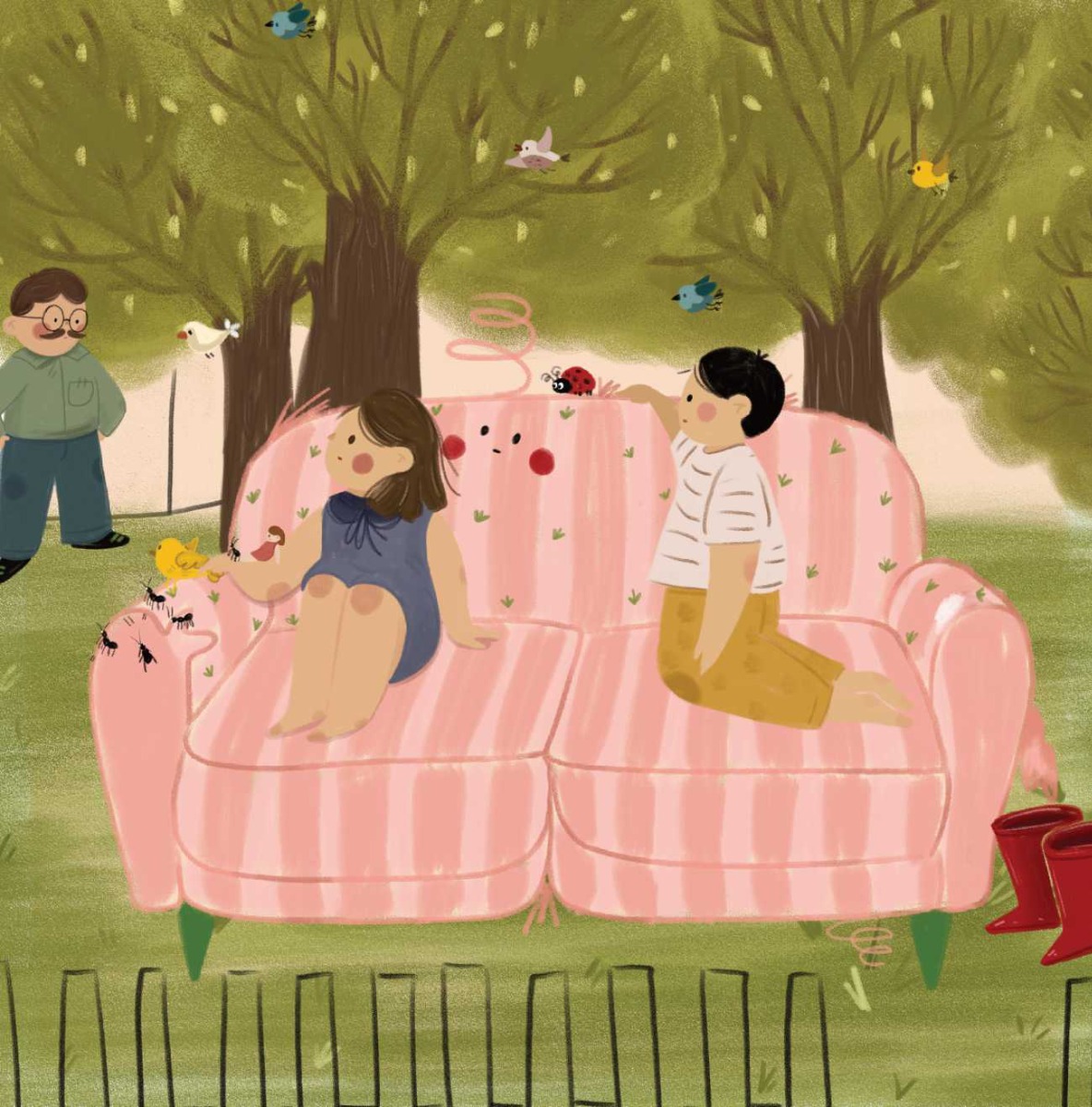 Truyện thai giáo tiếng Anh (Thai giáo ngoại ngữ): The Neighbourhood Sofa