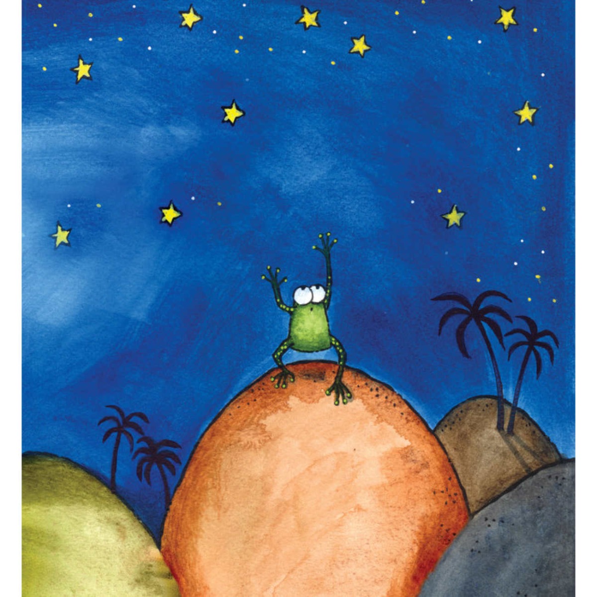 Truyện thai giáo tiếng Anh (Thai giáo ngoại ngữ): Frog’s Starry Wish