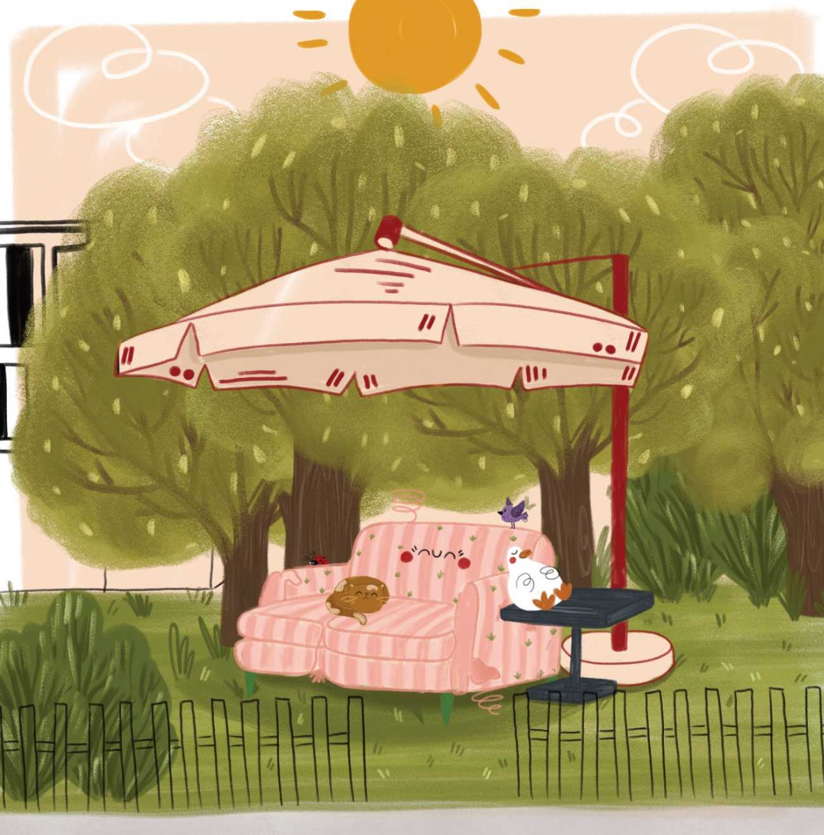 Truyện thai giáo tiếng Anh (Thai giáo ngoại ngữ): The Neighbourhood Sofa